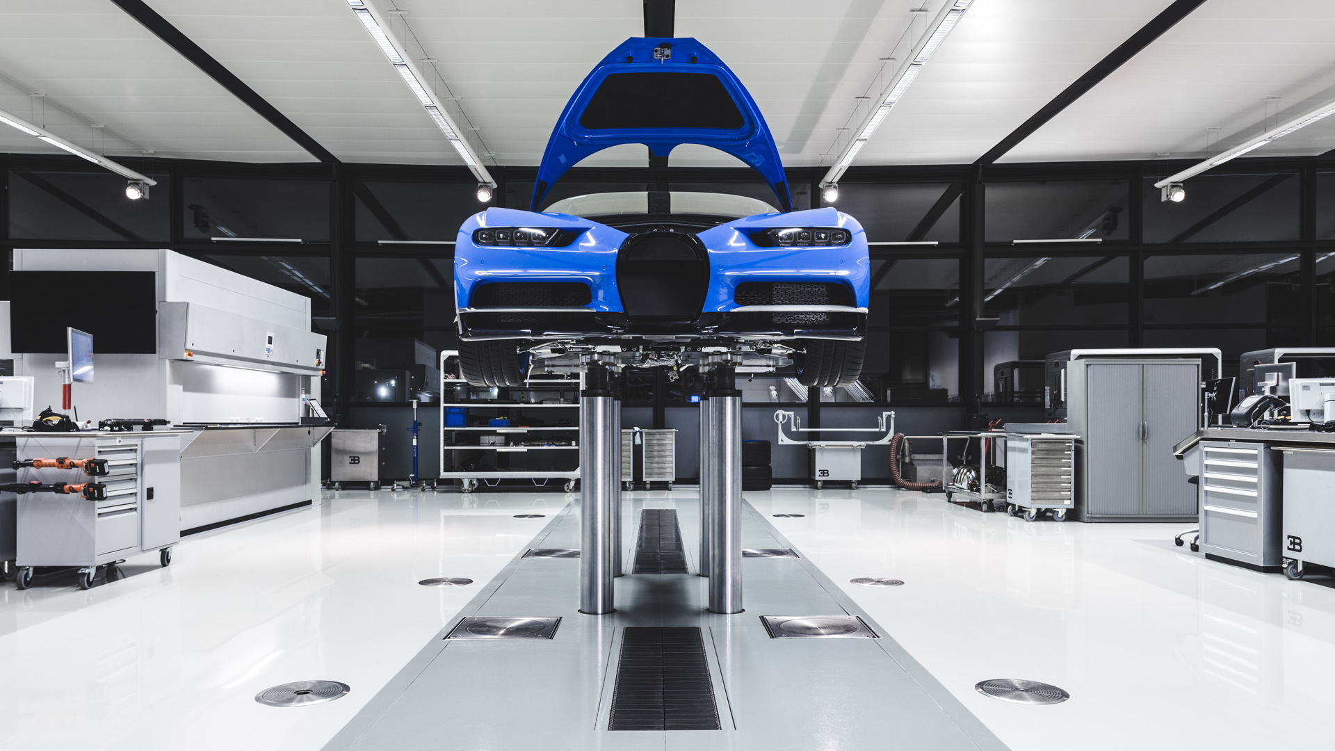 Bugatti Chiron production in Molsheim, France