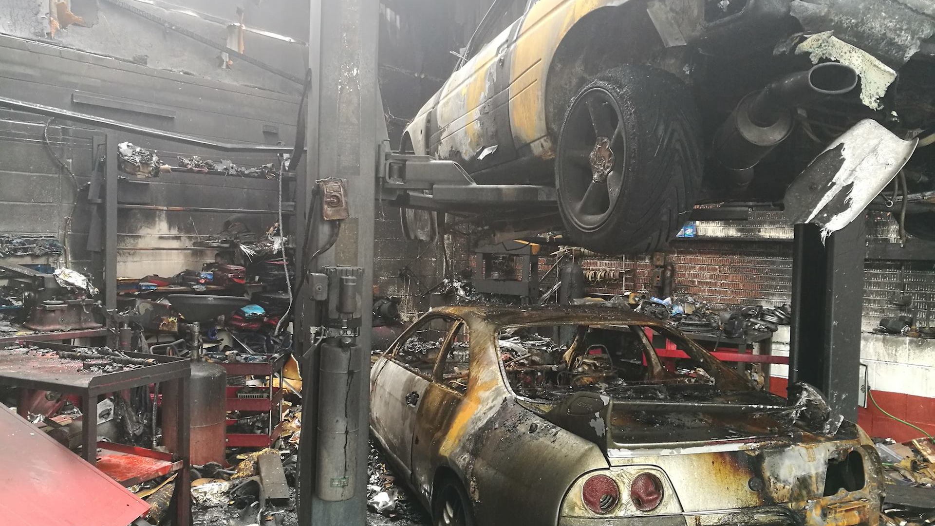Nissan GT-Rs destroyed in fire that engulfed RB Motorsport workshop