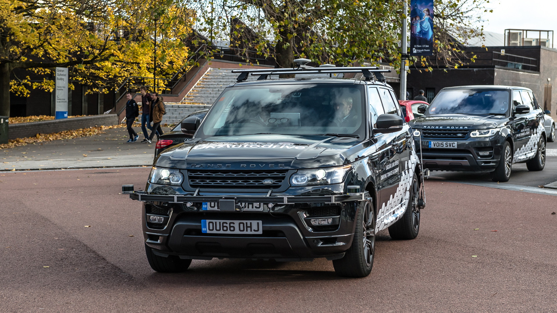 Self-driving Jaguar Land Rover prototypes testing on public roads
