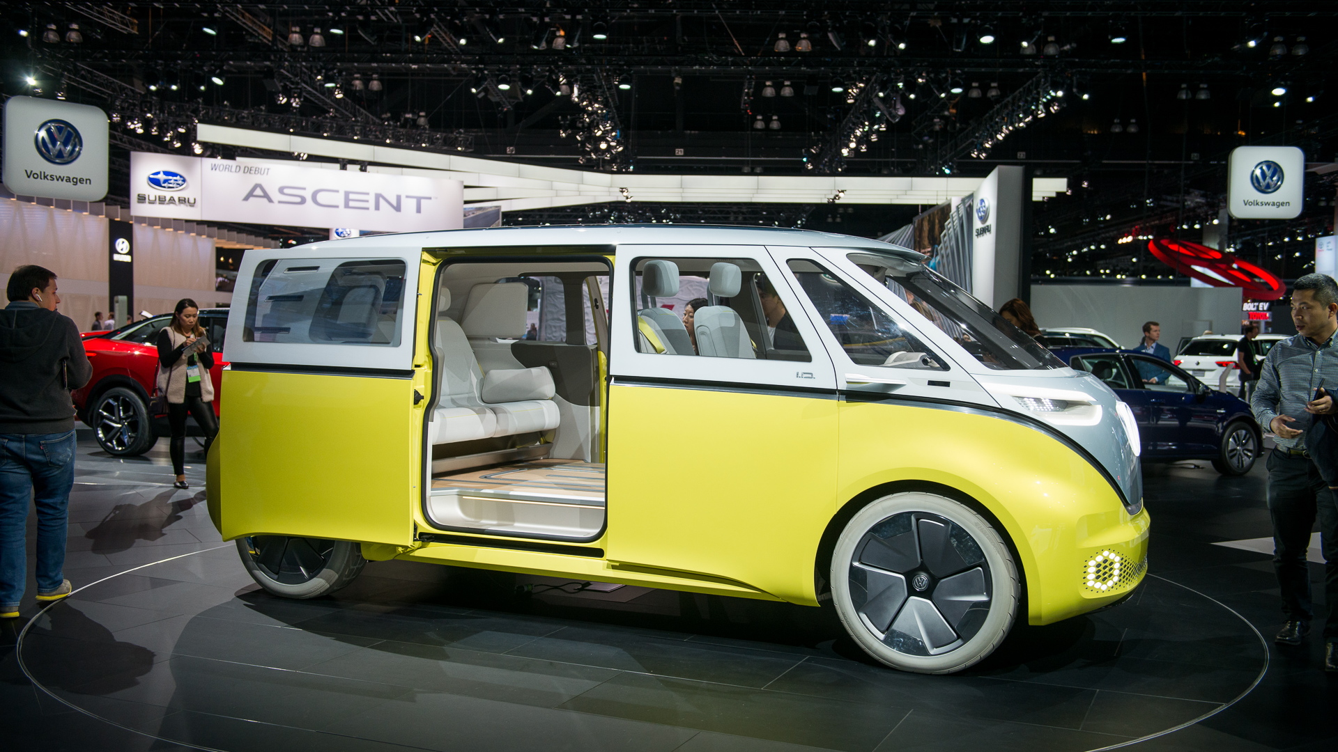 Volkswagen ID Buzz concept, 2017 Los Angeles auto show