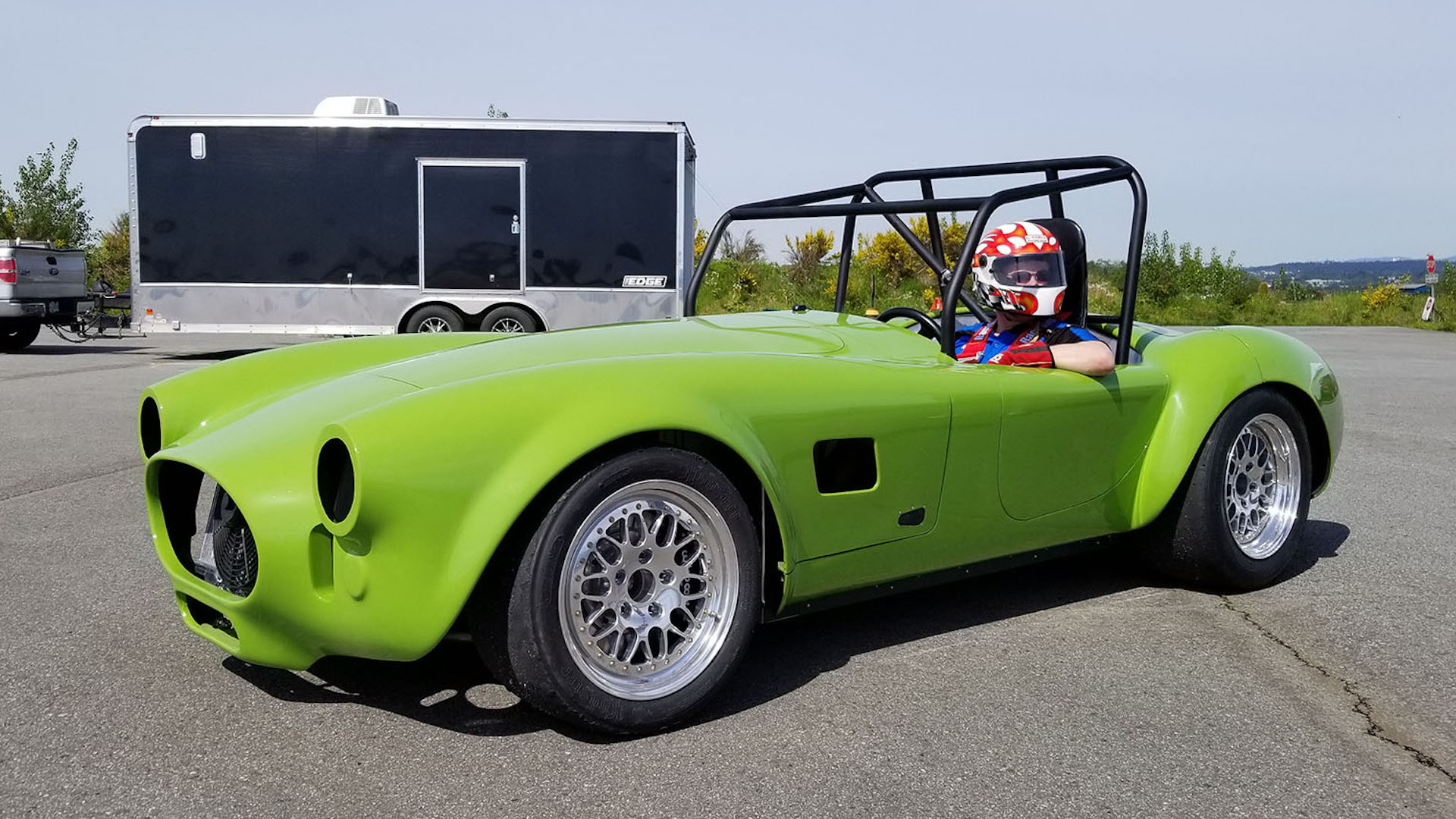 Tesla-powered EPower Racing Cobra