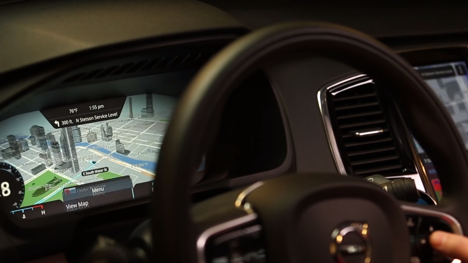Garmin next-generation infotainment system previewed in future Volvo interior