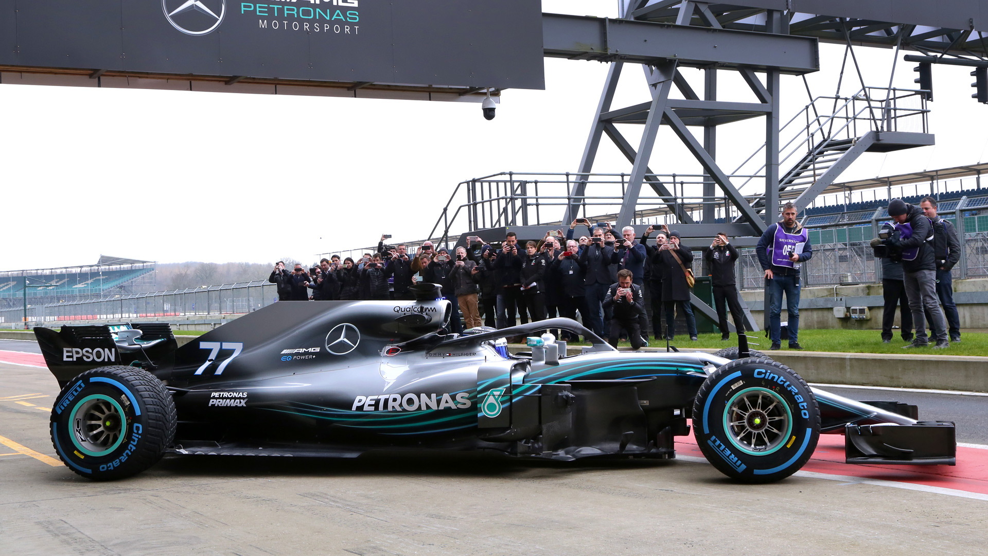 2018 Mercedes-AMG W09 EQ Power+ Formula 1 race car