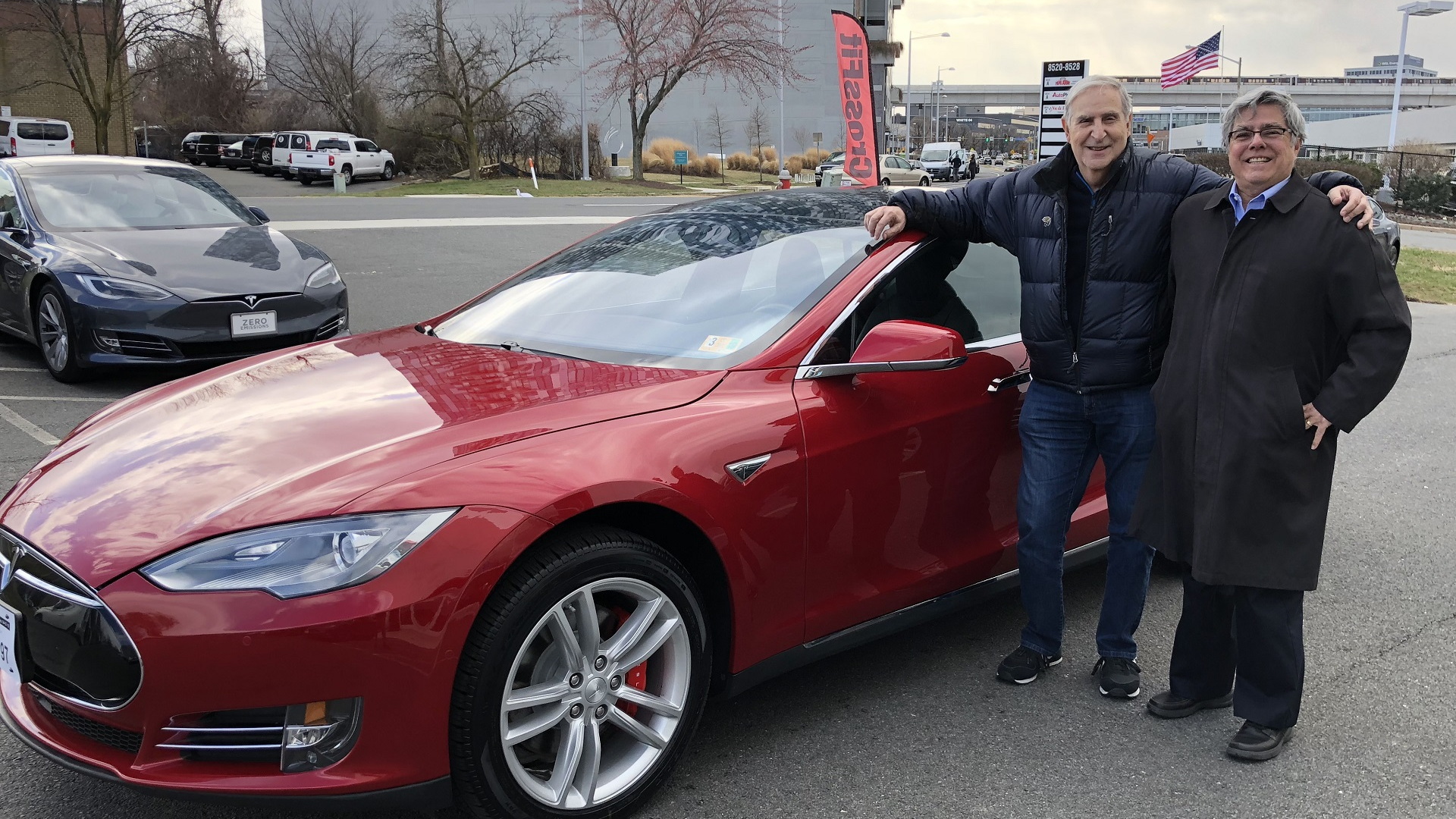 Used 2015 Tesla Model S P85D on day of purchase  [photo: Jay Lucas]