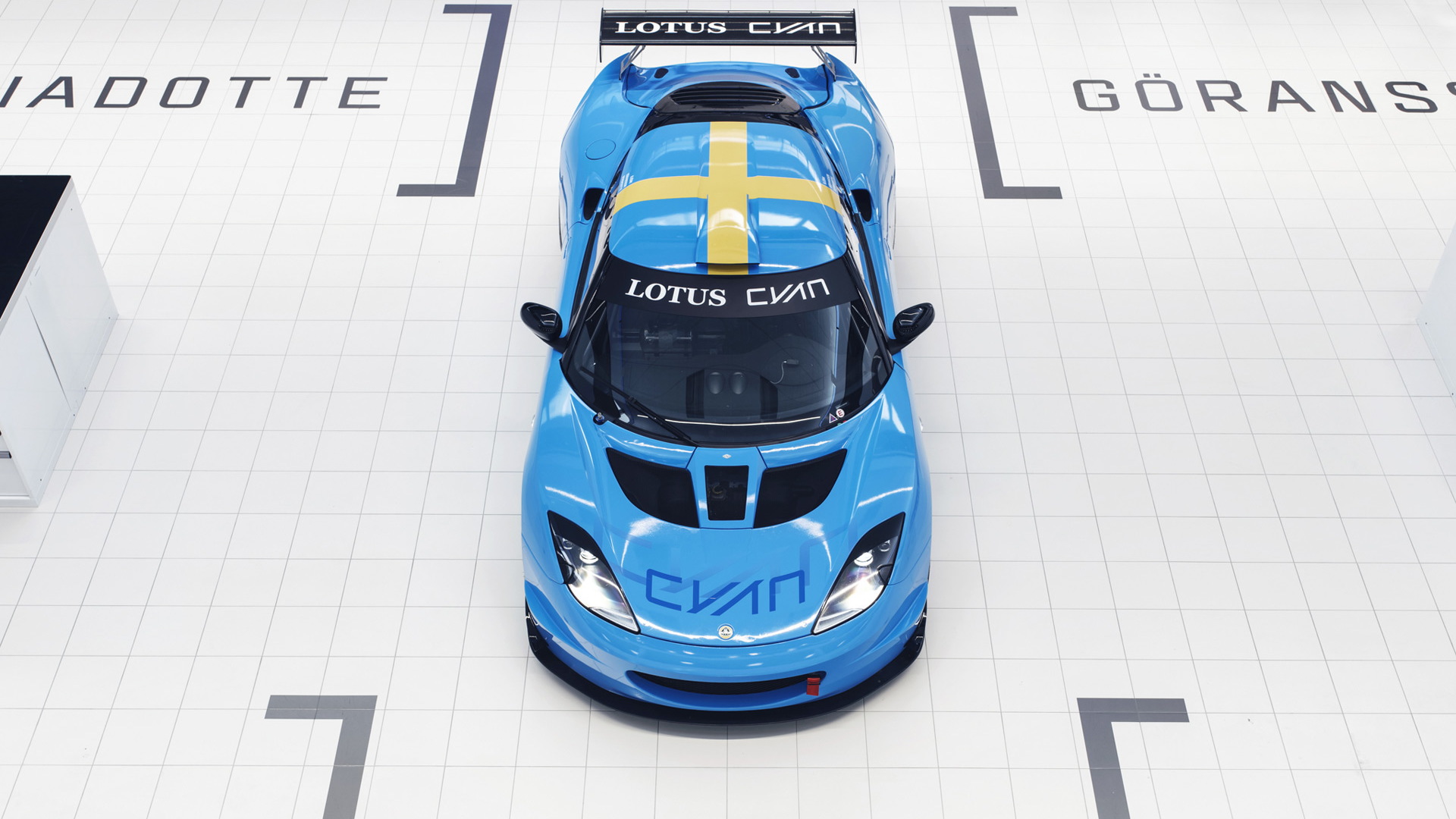 2018 Lotus Cyan Racing Evora GT4 race car