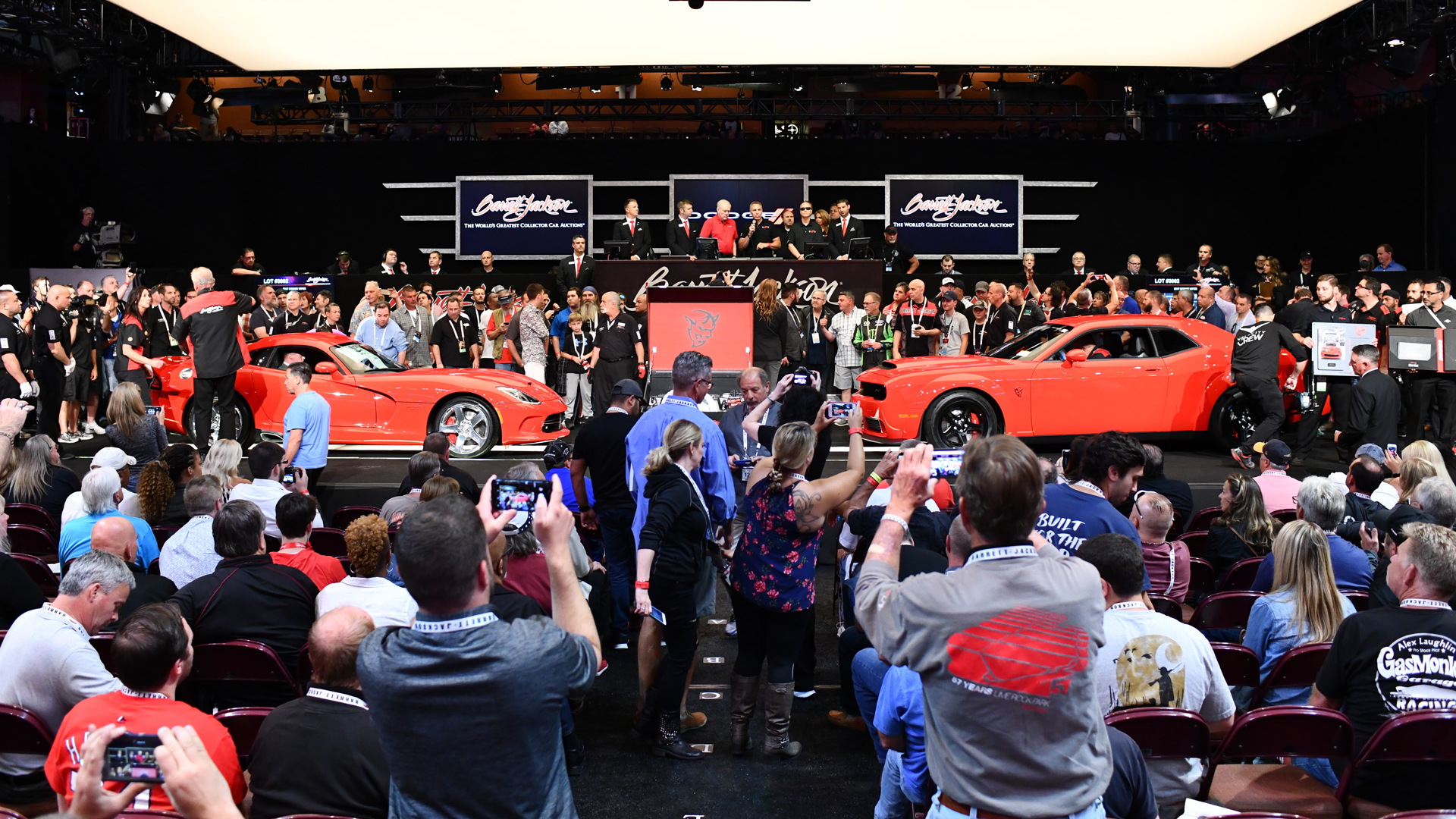 Auction of the final 2017 Dodge Viper and 2018 Dodge Challenger SRT Demon on June 23, 2018
