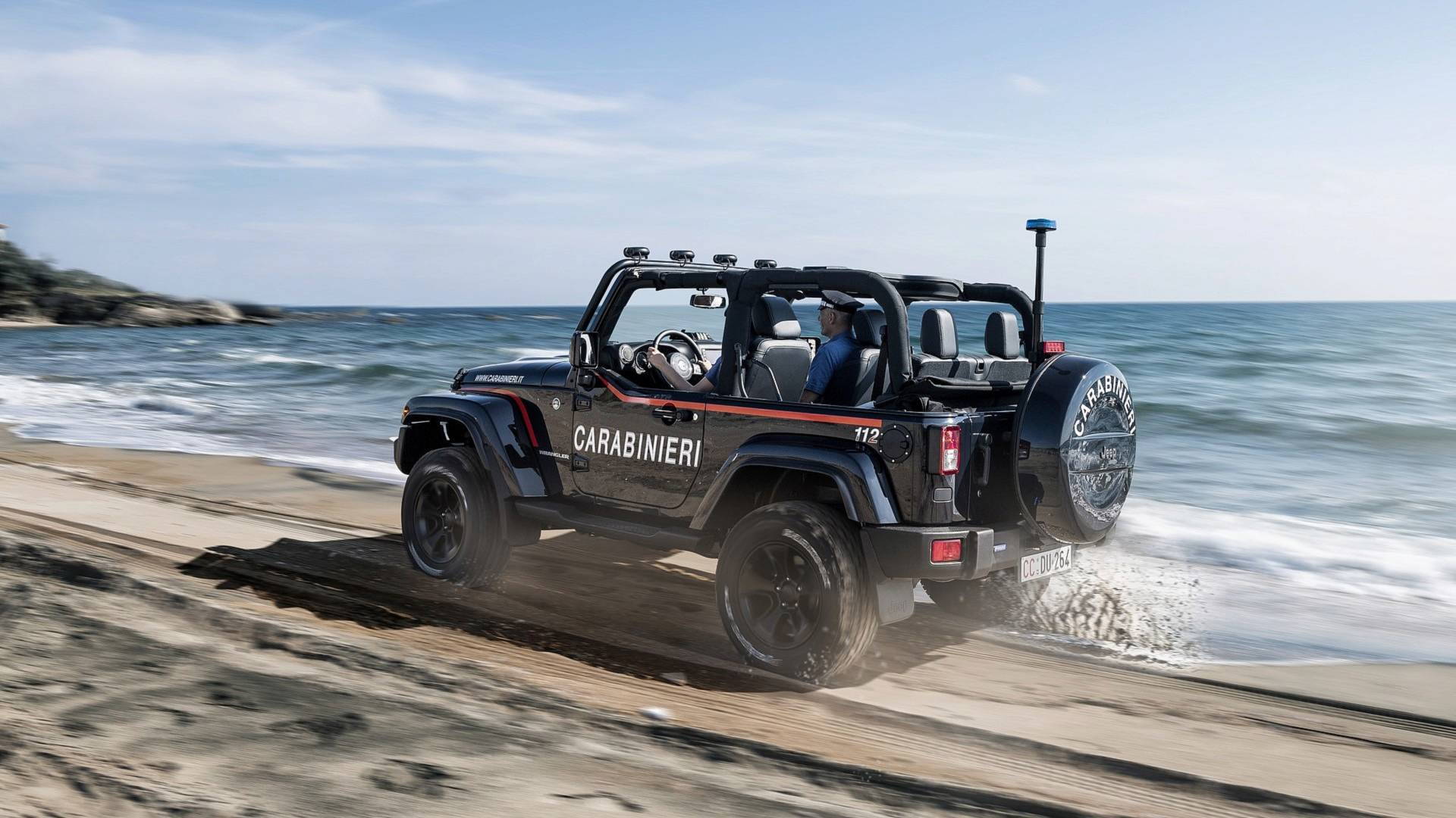 Italian Police add a Jeep Wrangler to patrol the beaches