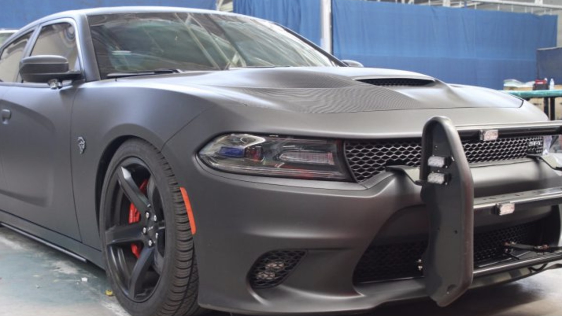 Armormax armored Dodge Charger Hellcat police vehicle
