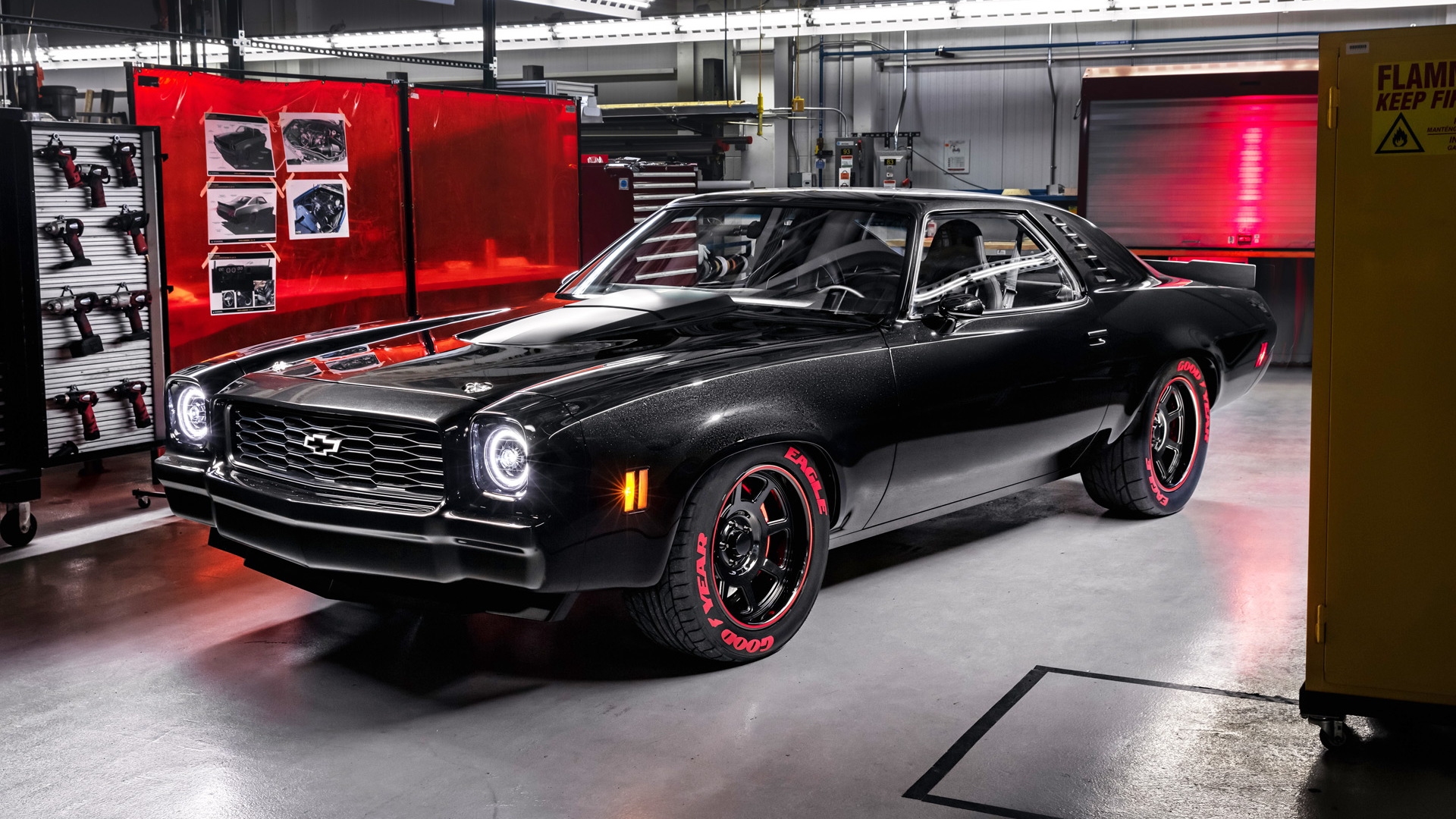 1973 Chevrolet Chevelle Laguna fitted with LT5 6.2-liter supercharged V-8 crate engine
