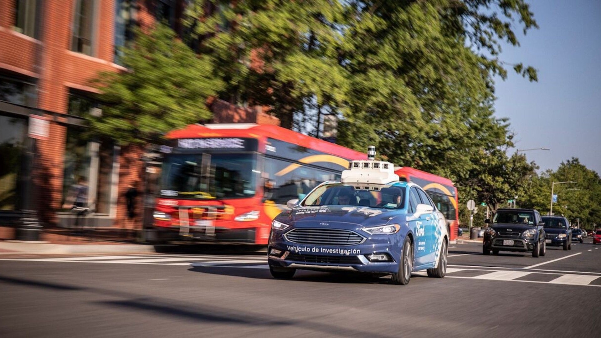 Ford self-driving cars in Washington DC