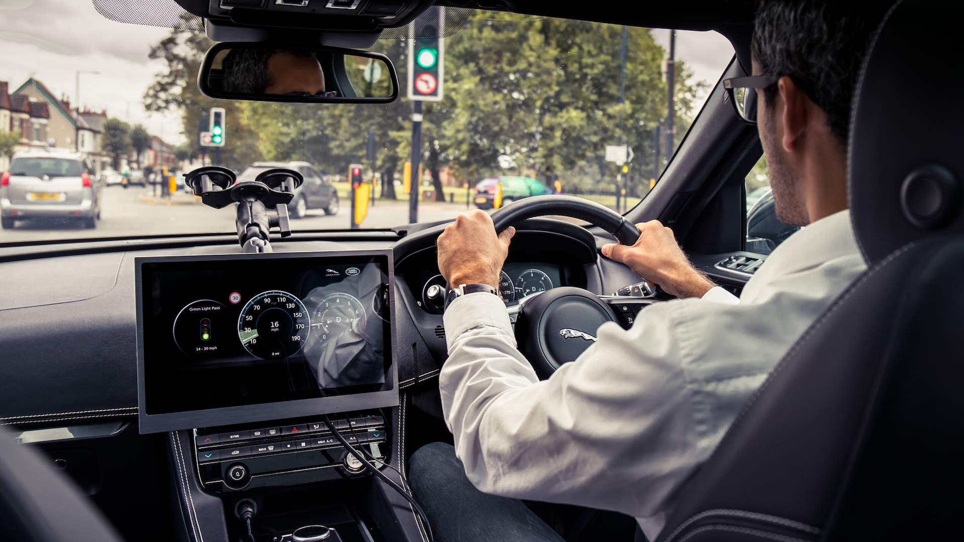 Jaguar-Land Rover Green Light Optimal Speed Advisory system
