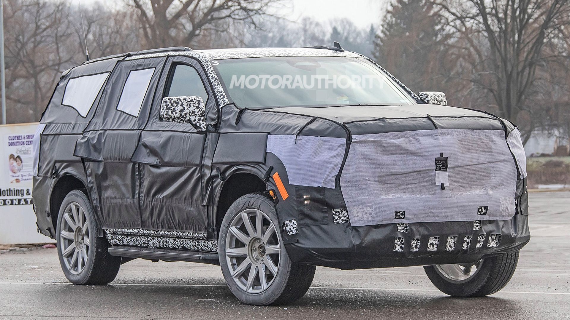 2021 Cadillac Escalade spy shots - Image via S. Baldauf/SB-Medien