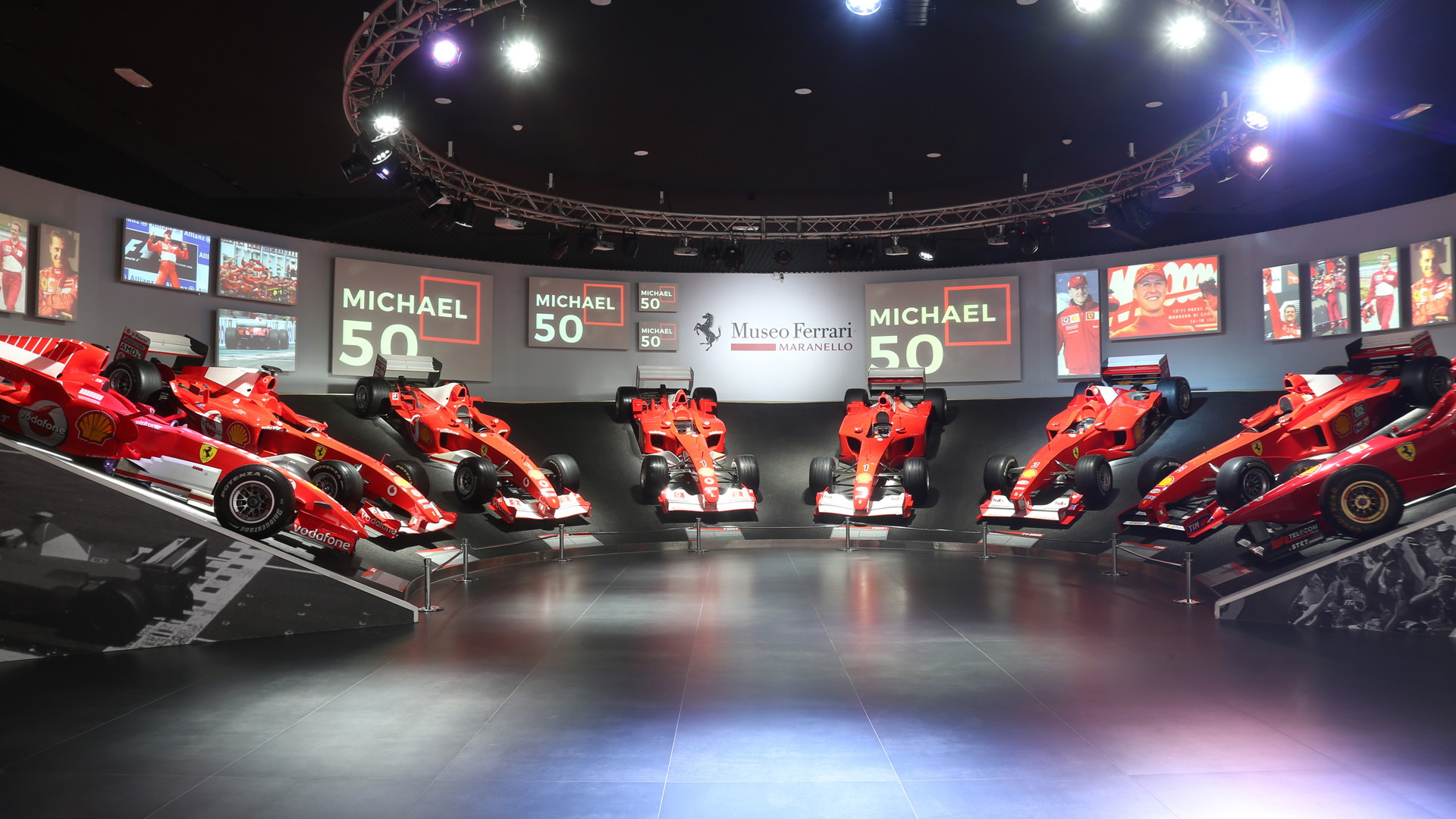 Michael 50 - Michael Schumacher exhibition at the Ferrari Museum