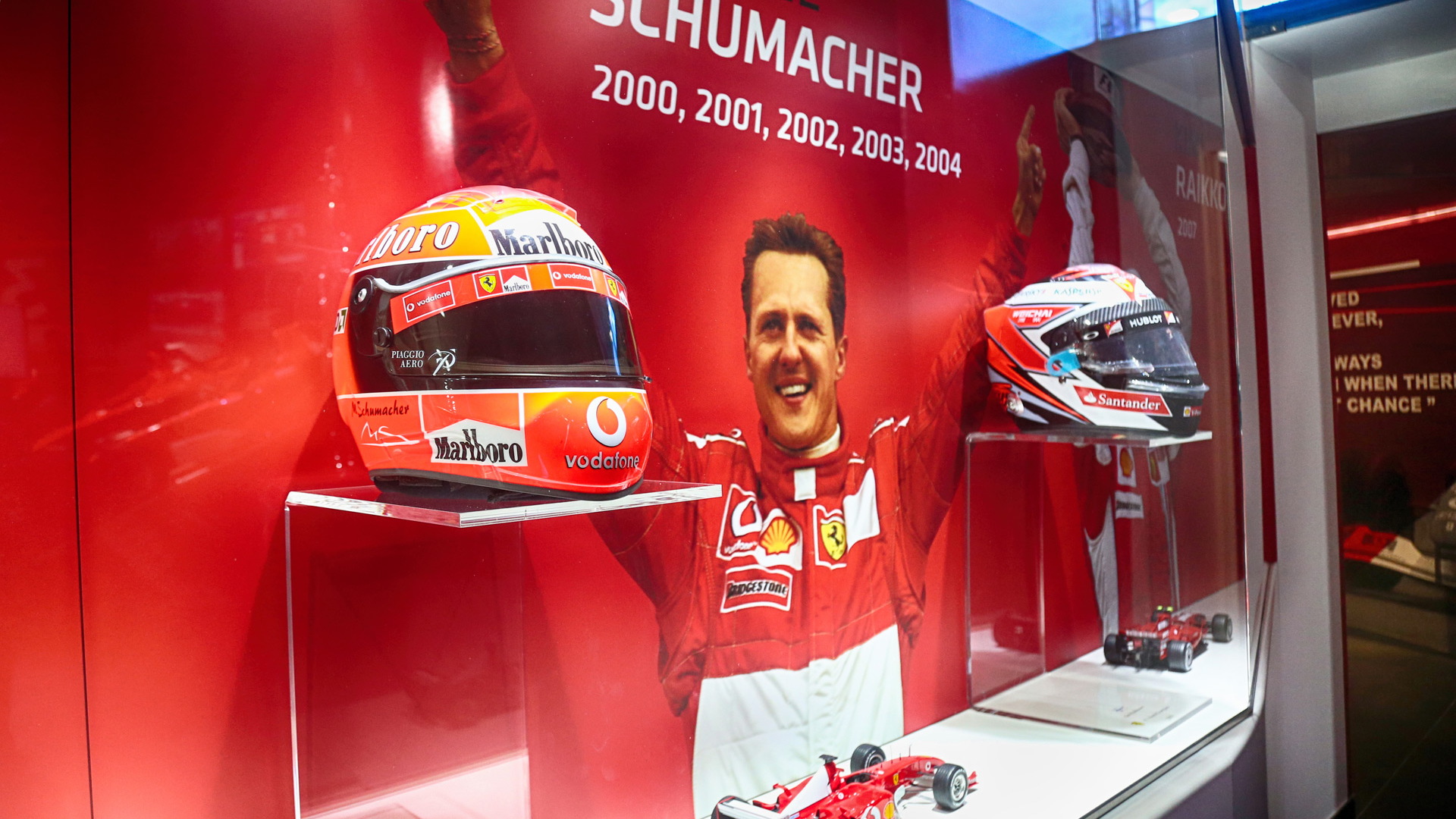 Michael 50 - Michael Schumacher exhibition at the Ferrari Museum