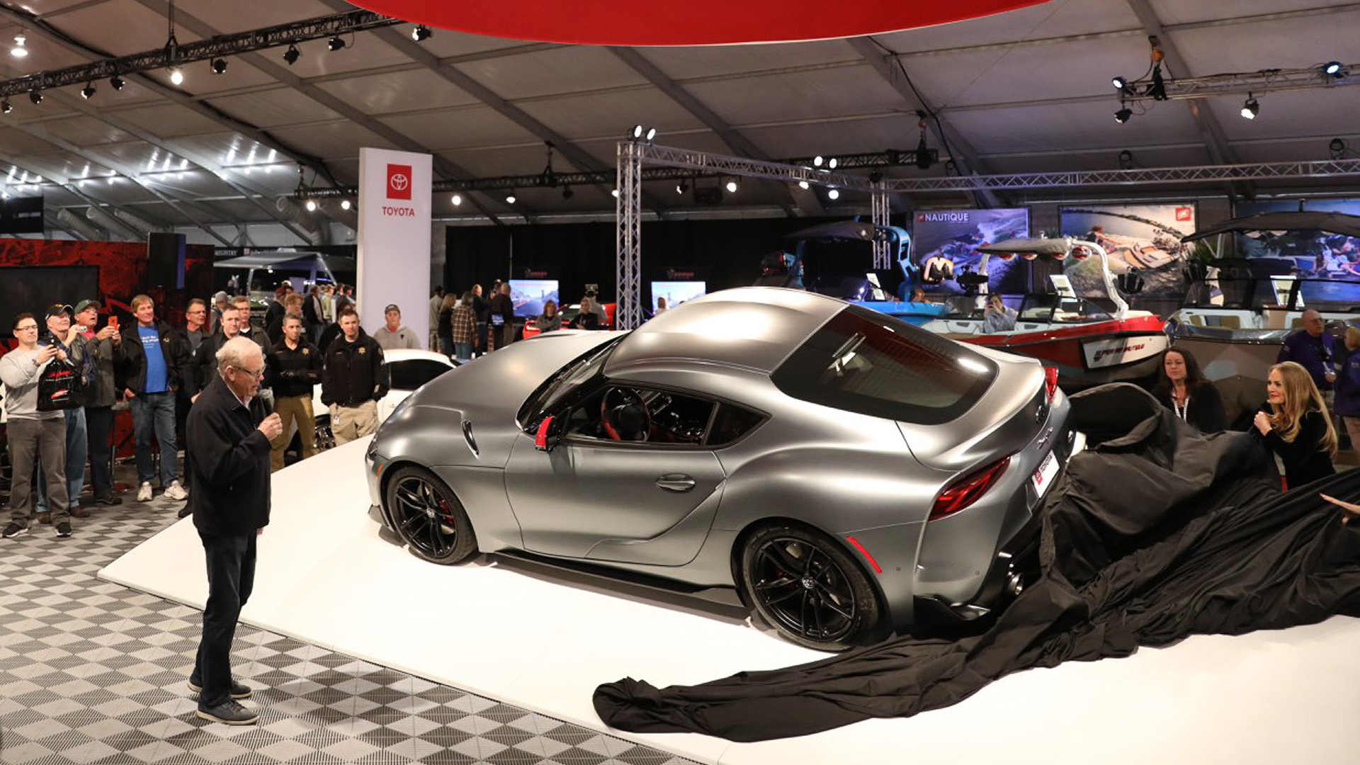 Auction of 2020 Toyota Supra with VIN ending in 01 on January 19, 2019