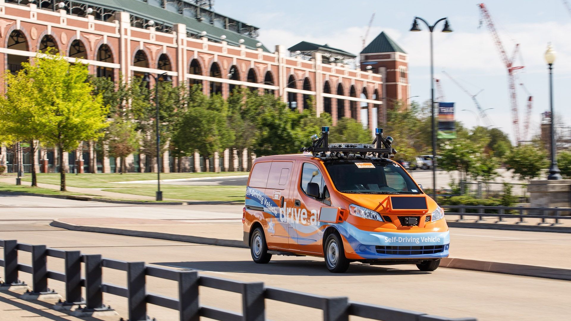Drive.AI self-driving car in Arlington, Texas