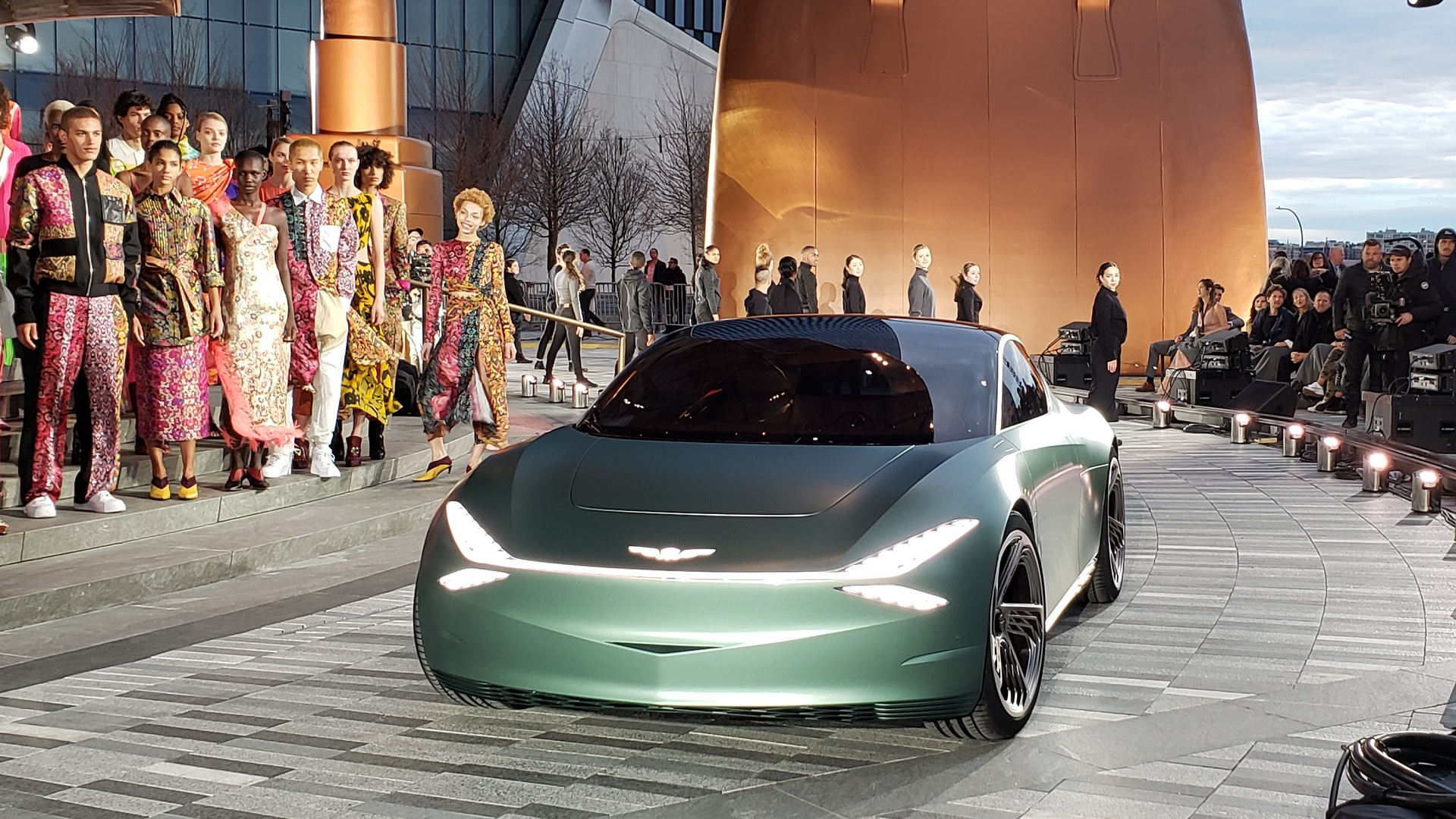 Genesis Mint Concept debut, Hudson Yards, NYC - 2019 New York auto show