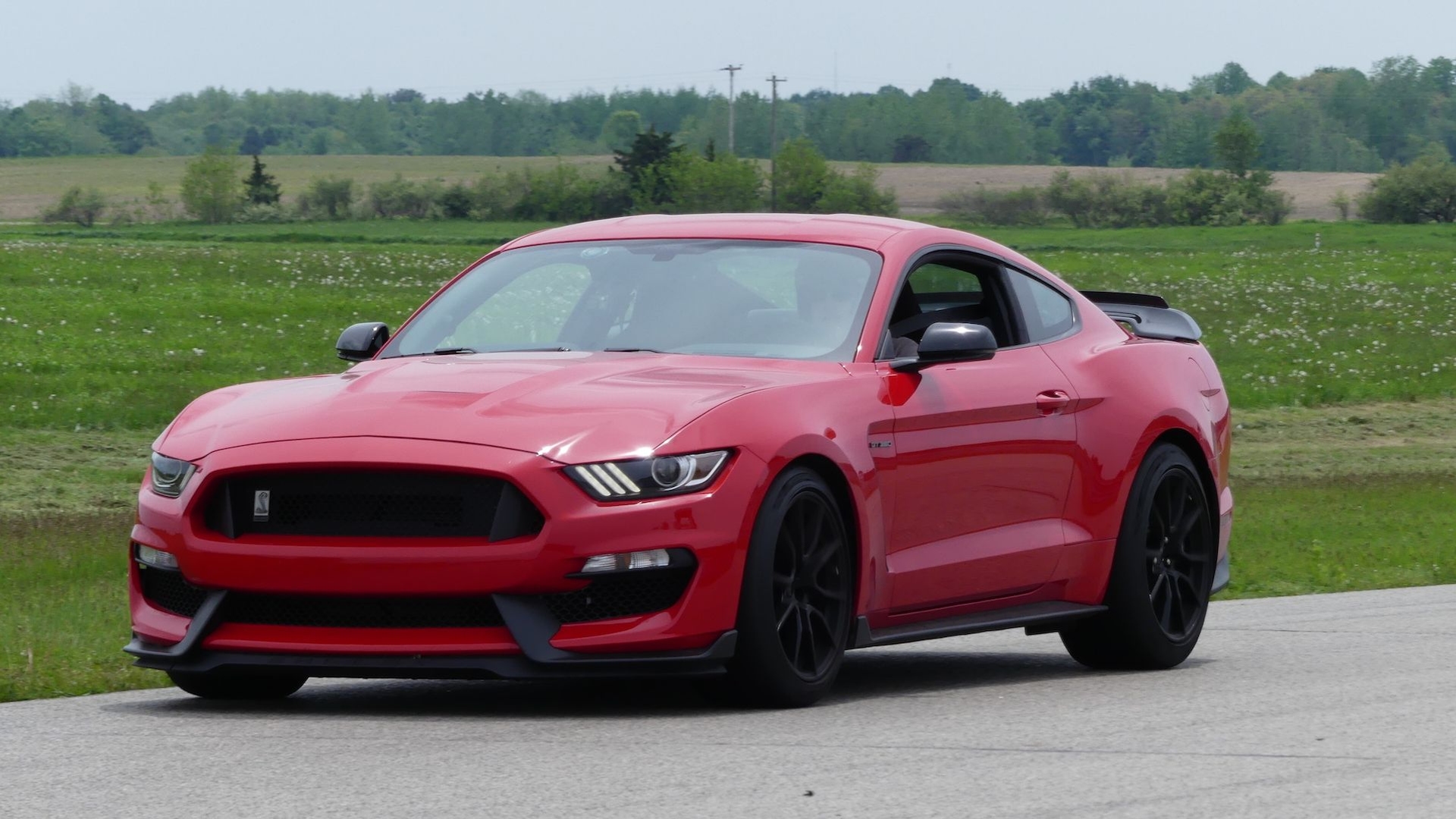 2019 Ford Mustang Shelby GT350 Gingerman Raceway track day, photo courtesy of James Fontaine