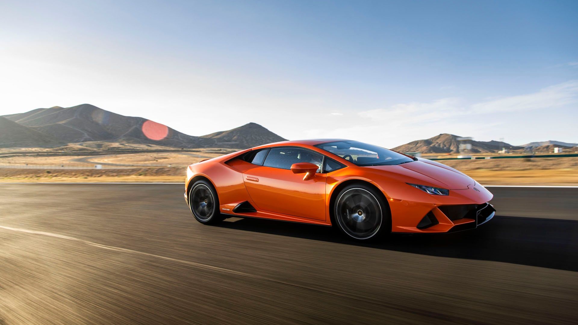 2019 Lamborghini Huracán Evo first drive, Willow Springs Raceway, June 2019