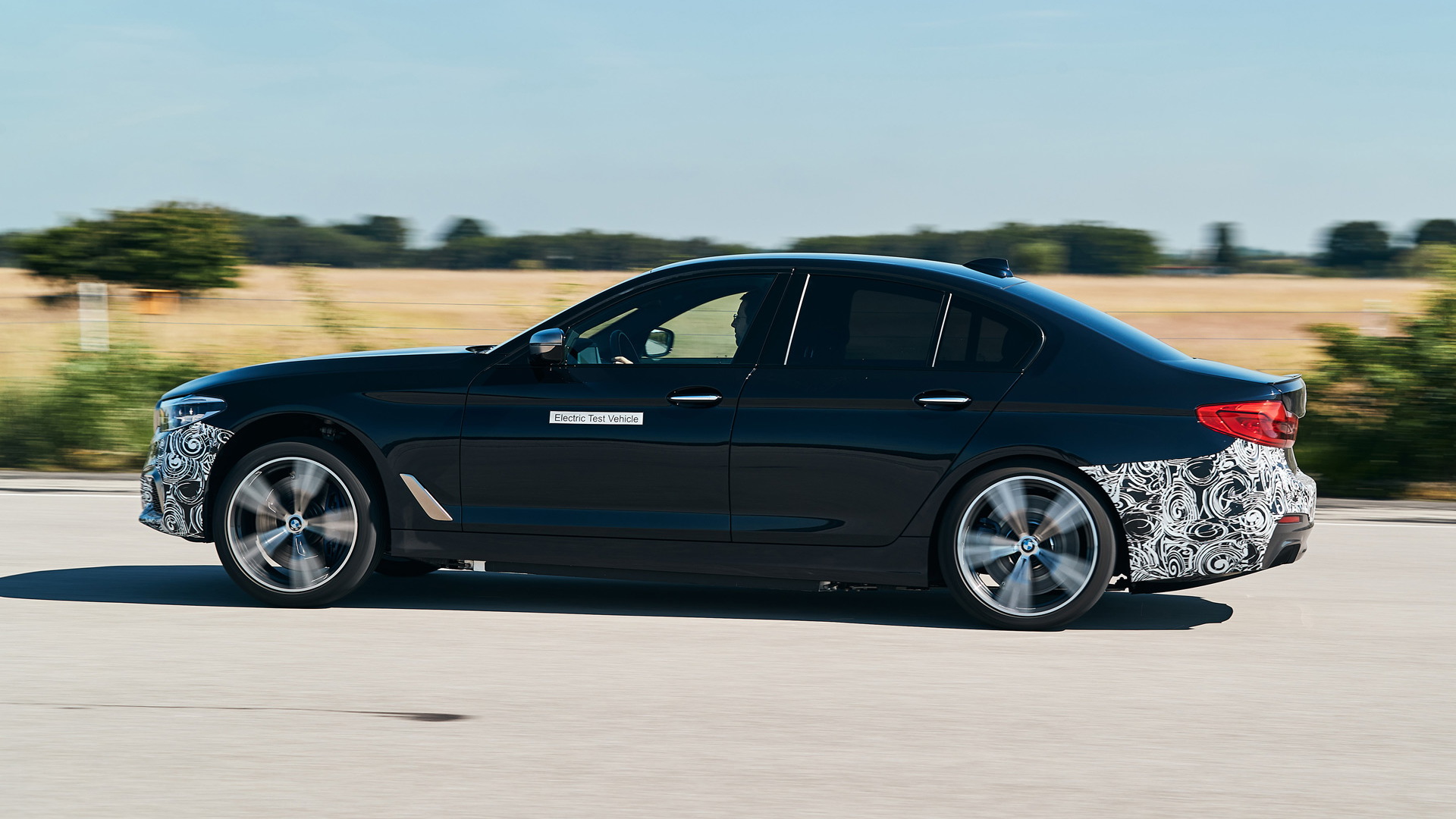 BMW 5-Series test mule fitted with fifth-generation electric drive system