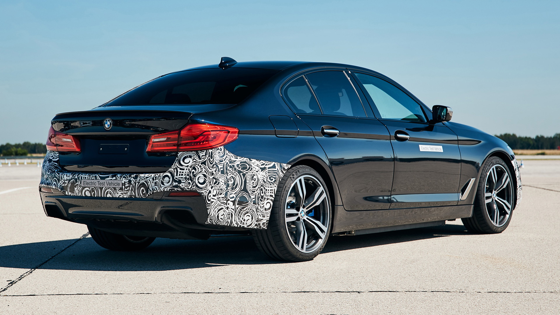 BMW 5-Series test mule fitted with fifth-generation electric drive system