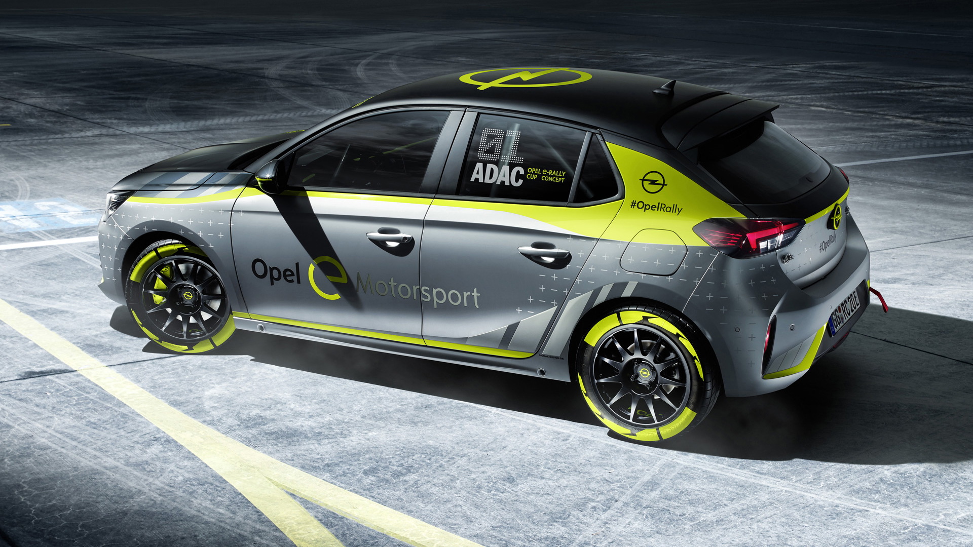 2020 Opel Corsa-e ADAC Opel e-Rally Cup electric rally car