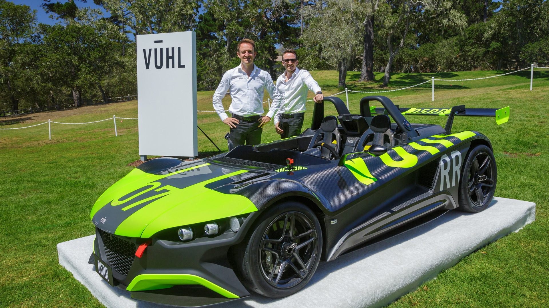 Vuhl 05RR's U.S. launch during 2019 Monterey Car Week