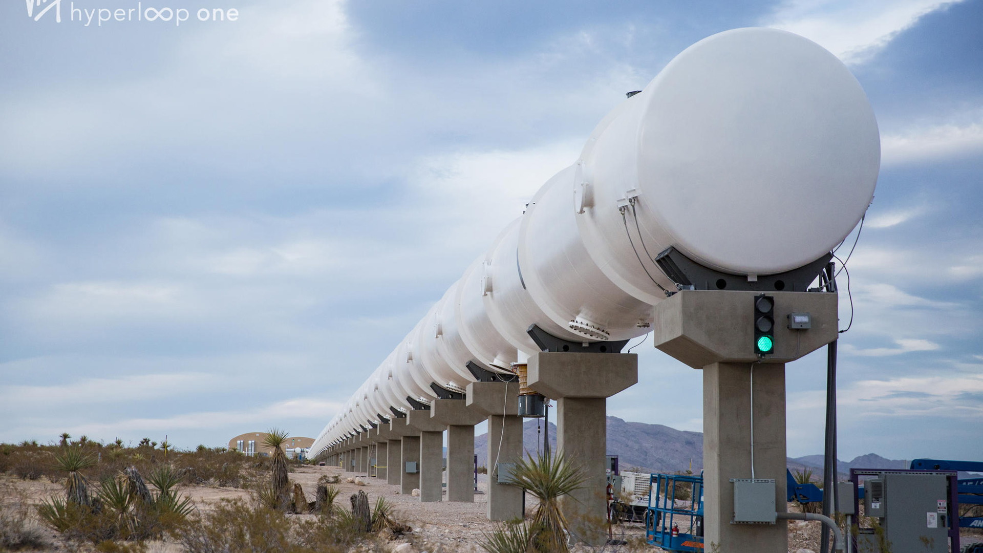 Virgin Hyperloop One test track in Nevada