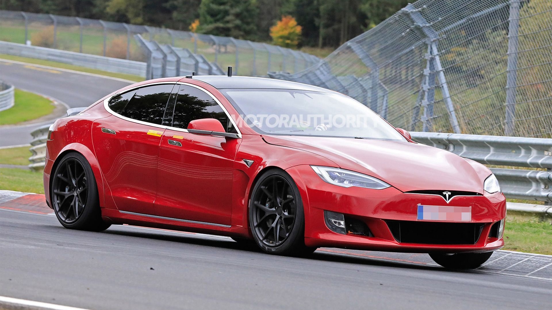 Tesla Model S Plaid prototypes sporting new modifications return to 'Ring