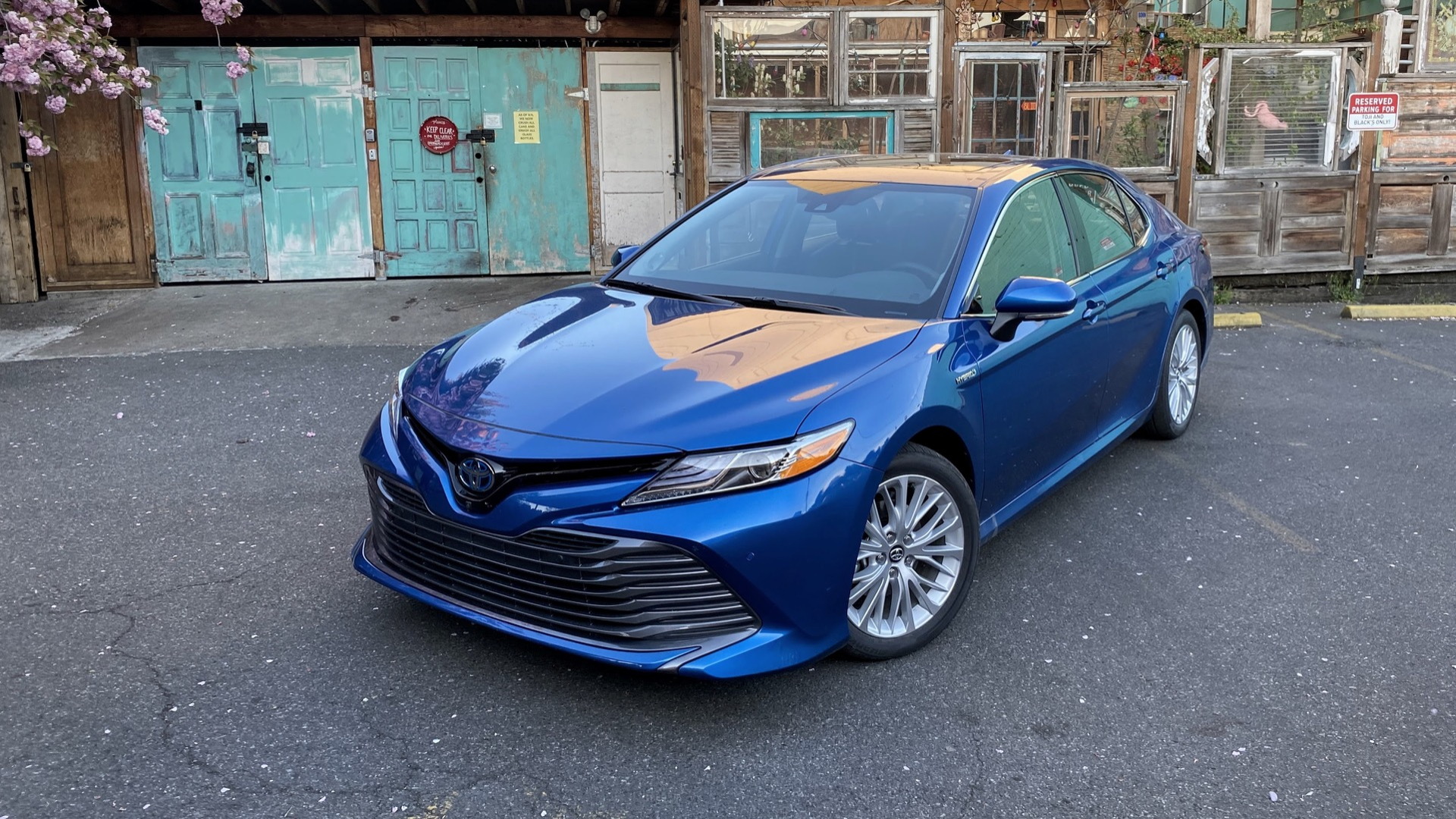 2020 Toyota Camry Hybrid XLE  -  Driven  -  Portland OR, April 2020