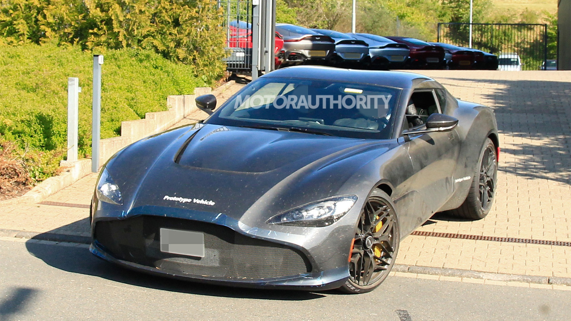 Aston Martin DBS GT Zagato spy shots - Photo credit: S. Baldauf/SB-Medien