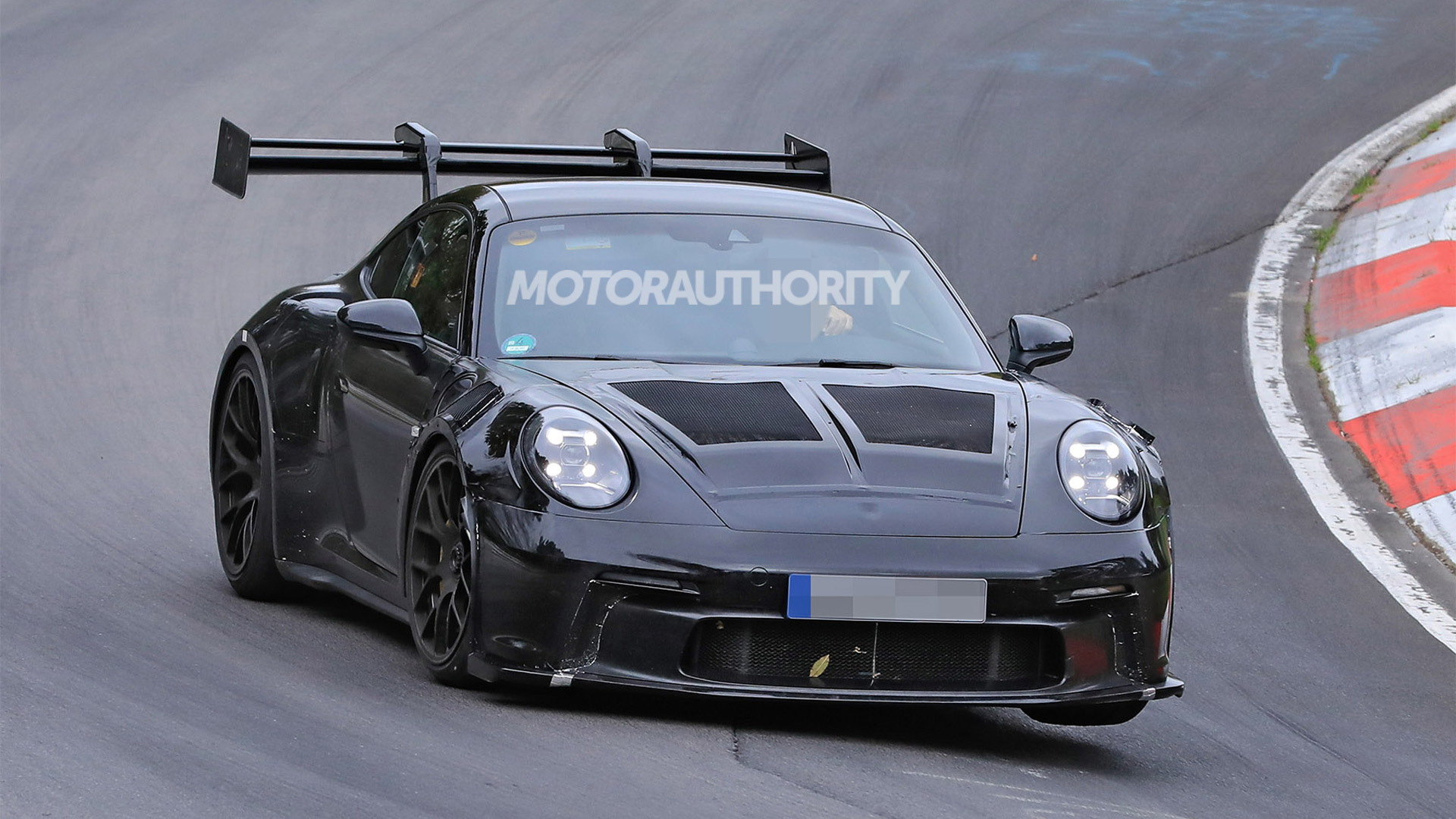2023 Porsche 911 GT3 RS spy shots - Photo credit: S. Baldauf/SB-Medien