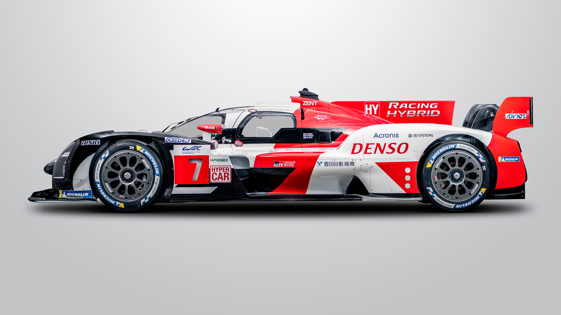 2021 Toyota GR010 Hybrid Le Mans Hypercar race car