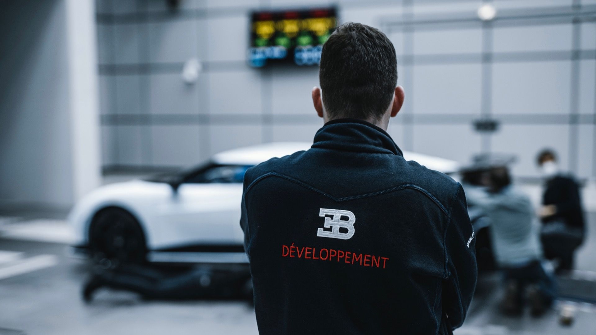 Bugatti Centodieci wind tunnel testing