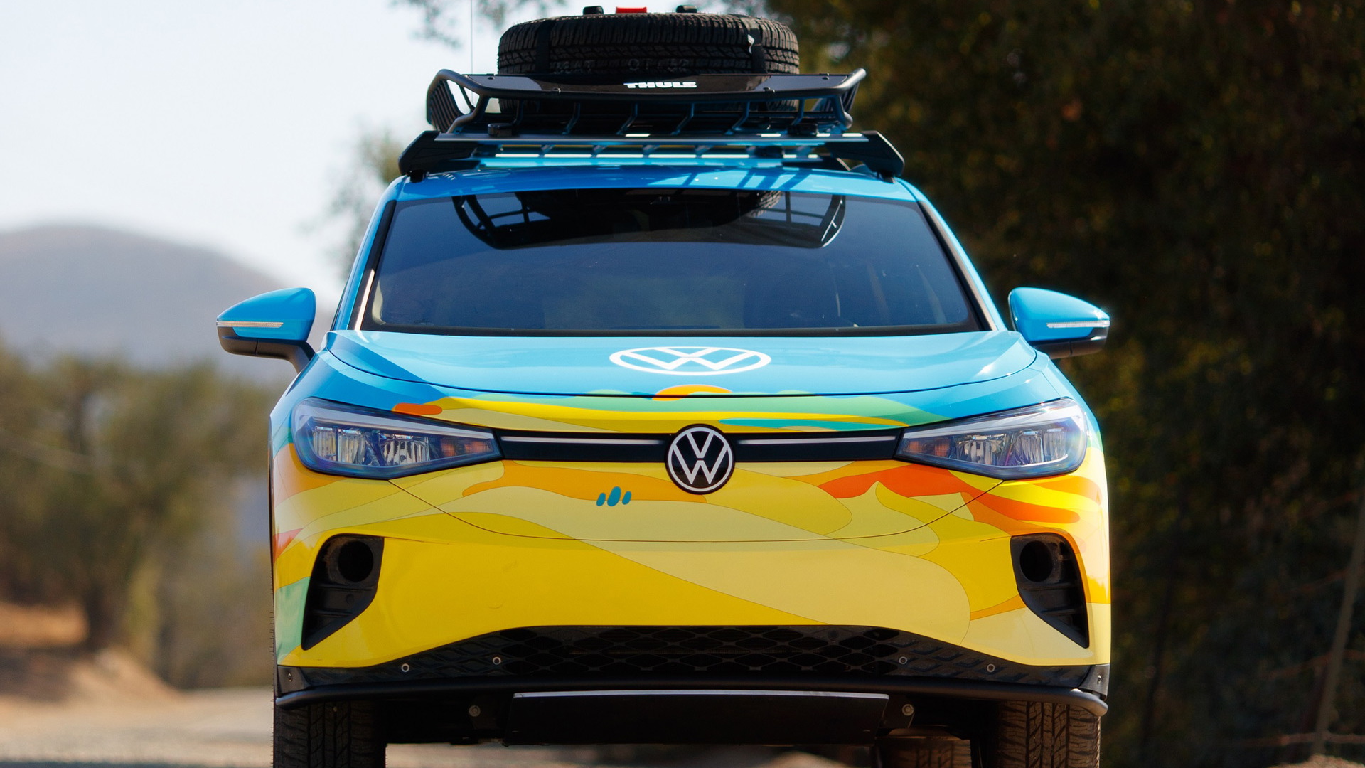 2021 Volkswagen ID.4 built for 2021 Rebelle Rally