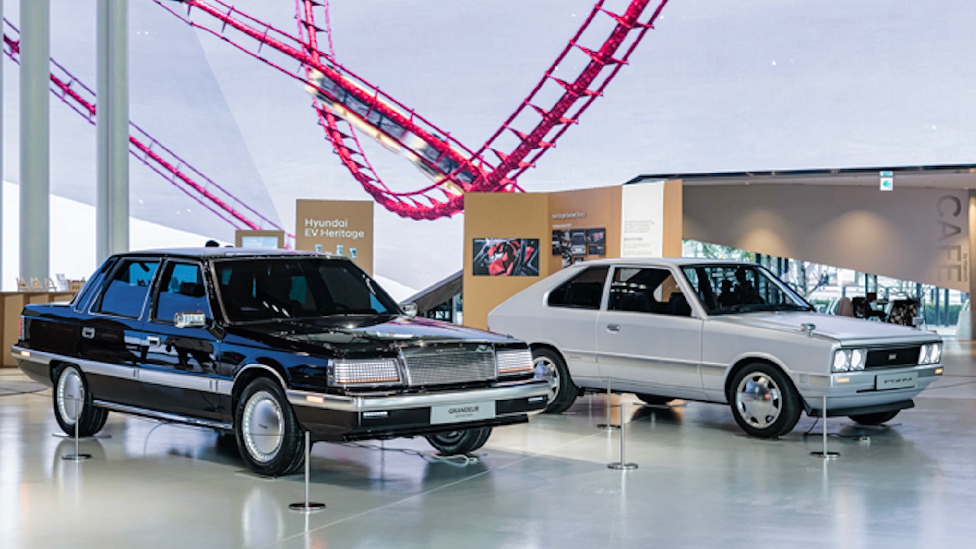 Hyundai Grandeur and Hyundai Pony Heritage Series concepts