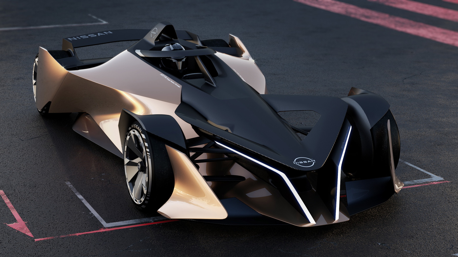 Nissan concept translates Ariya electric crossover's performance to a single -seat race car