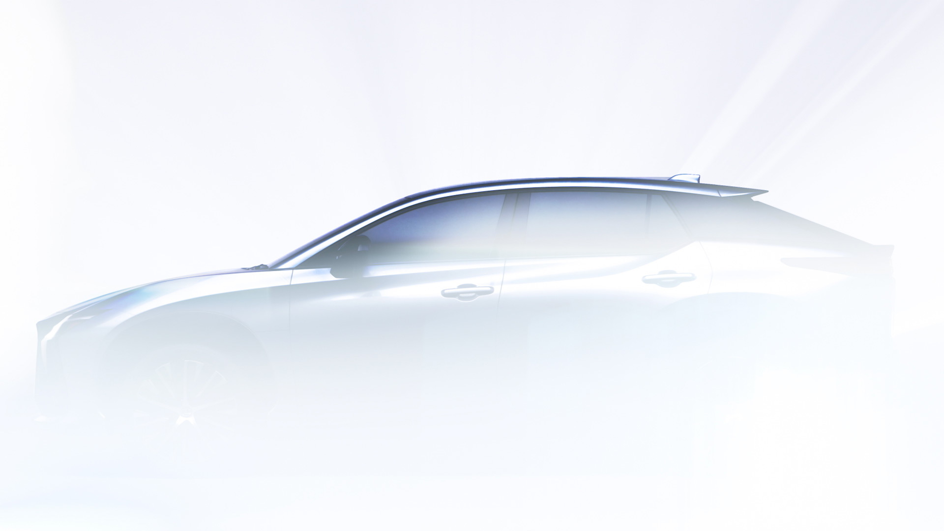 Teaser for Lexus RZ debuting in 2022