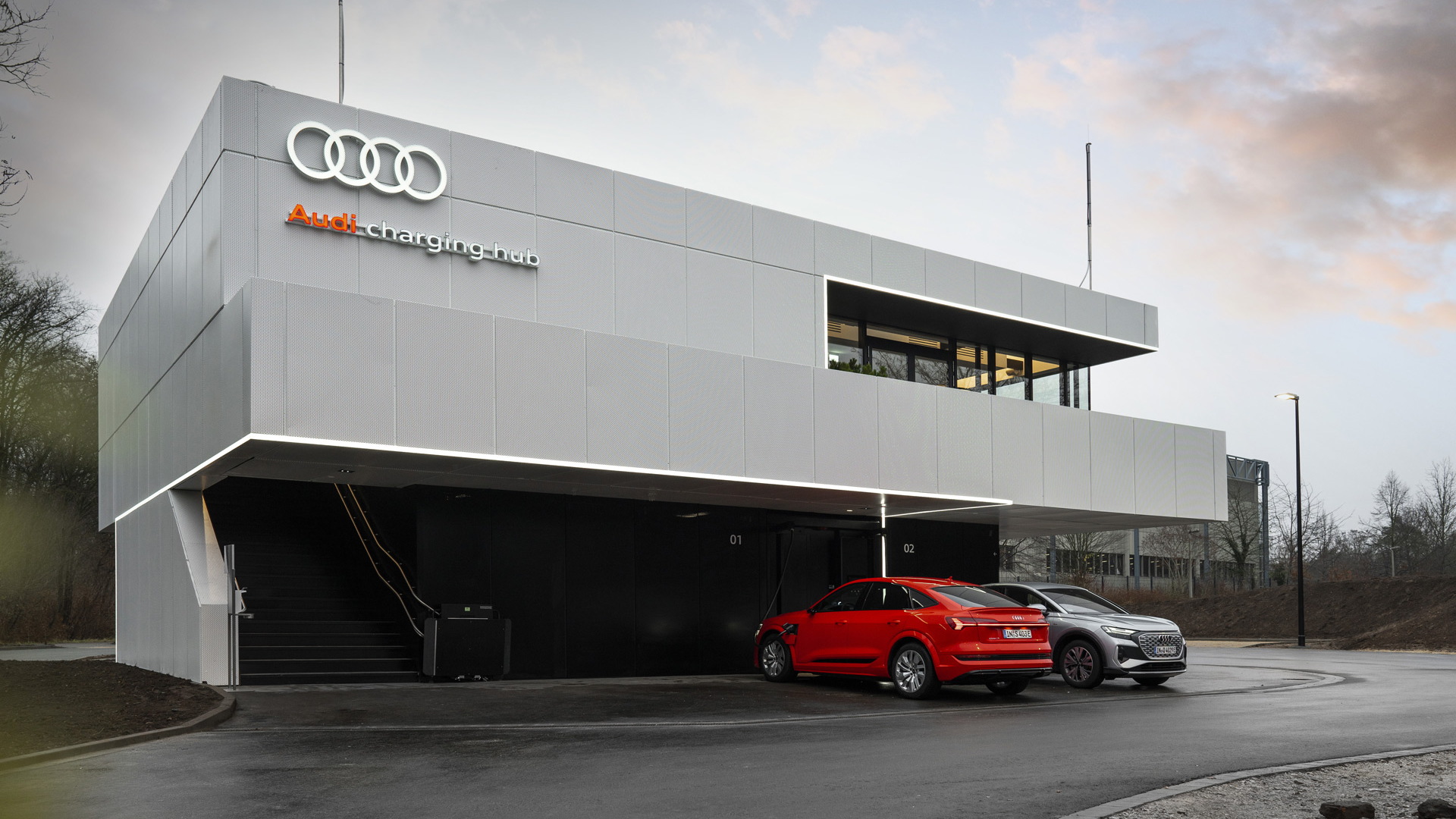 Audi Charging Hub concept in Nuremberg, Germany