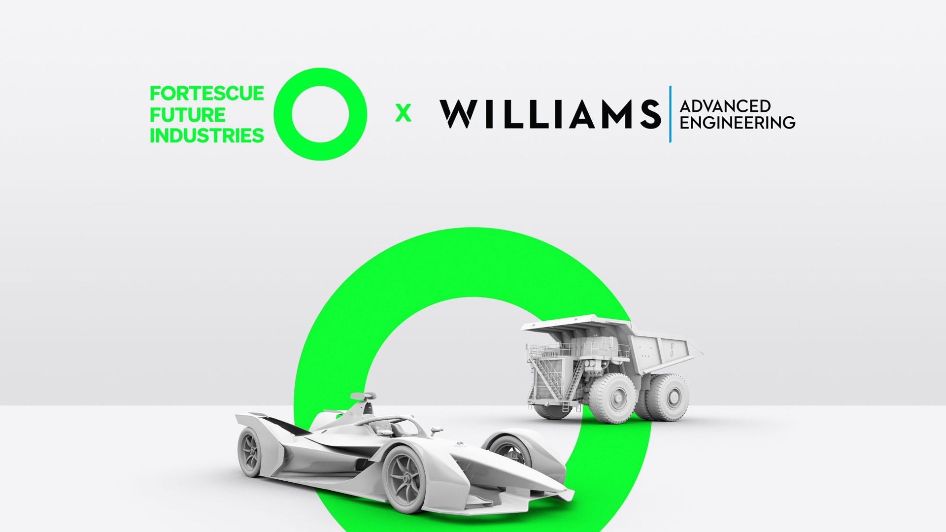 Fortescue Future Industries and Williams Advanced Engineering logos