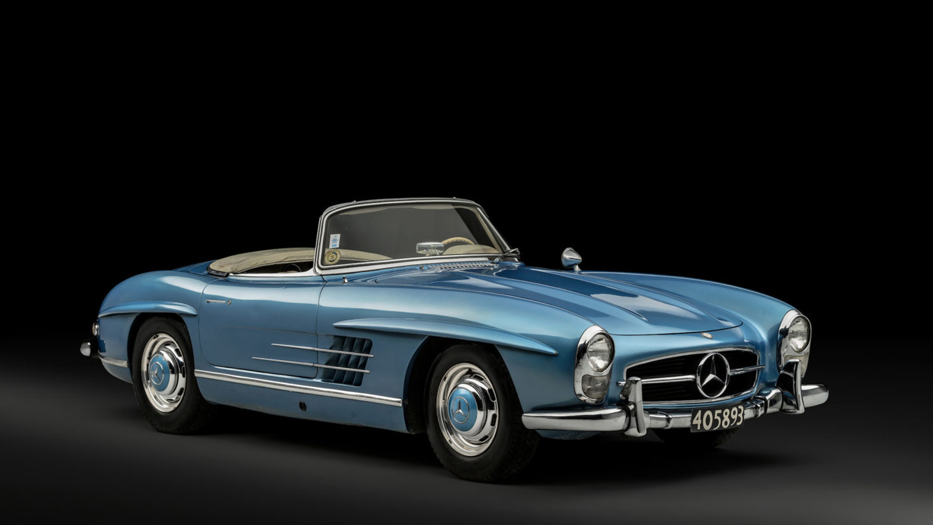 1958 Mercedes-Benz 300 SL Roadster owned by Juan Manuel Fangio - Photo credit: RM Sotheby's