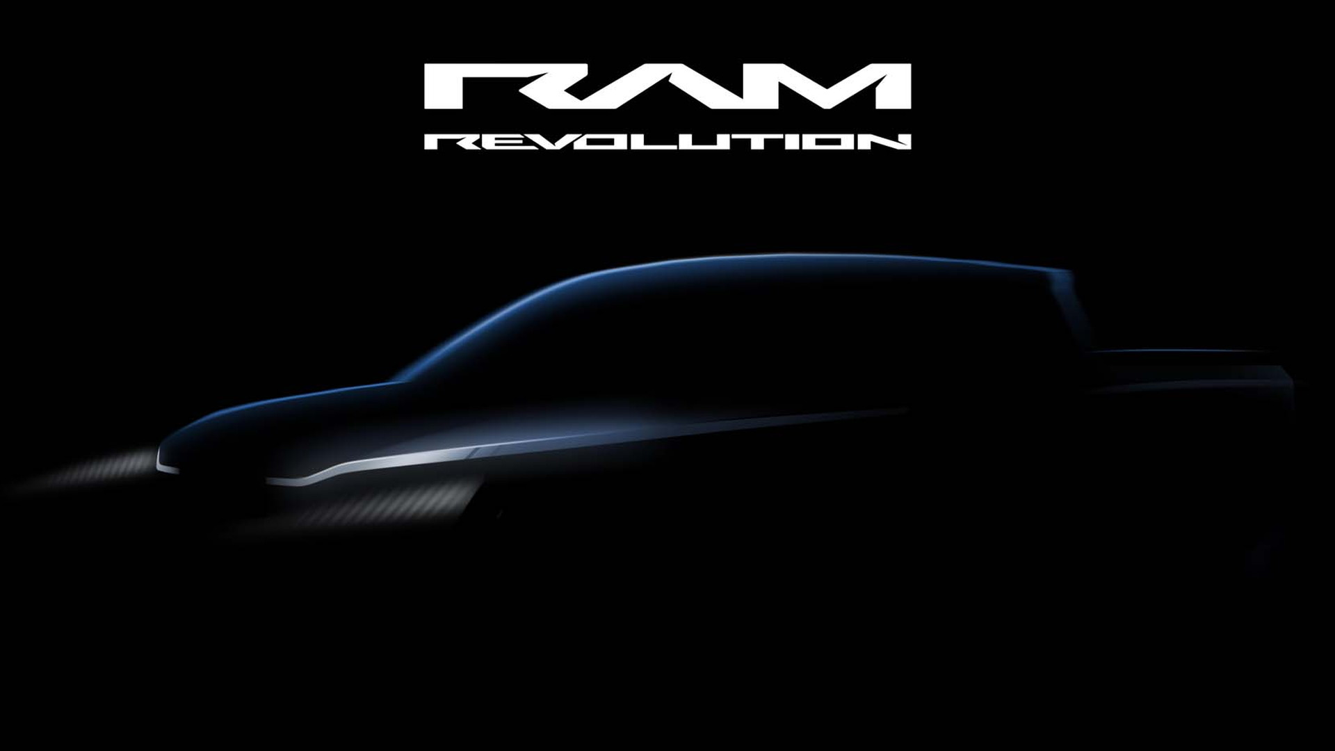 Teaser for electric Ram 1500 concept