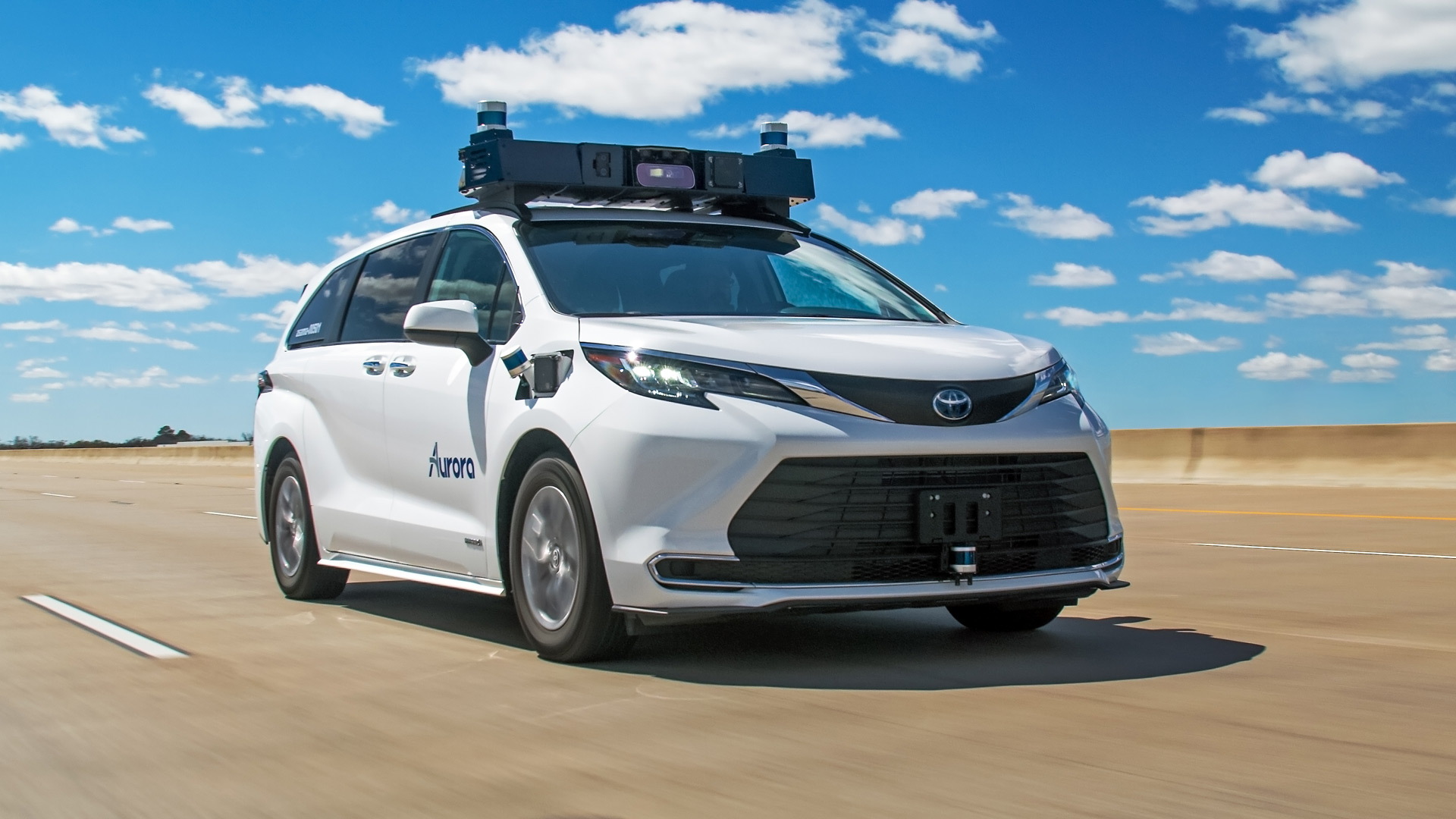 Toyota and Aurora self-driving car prototype