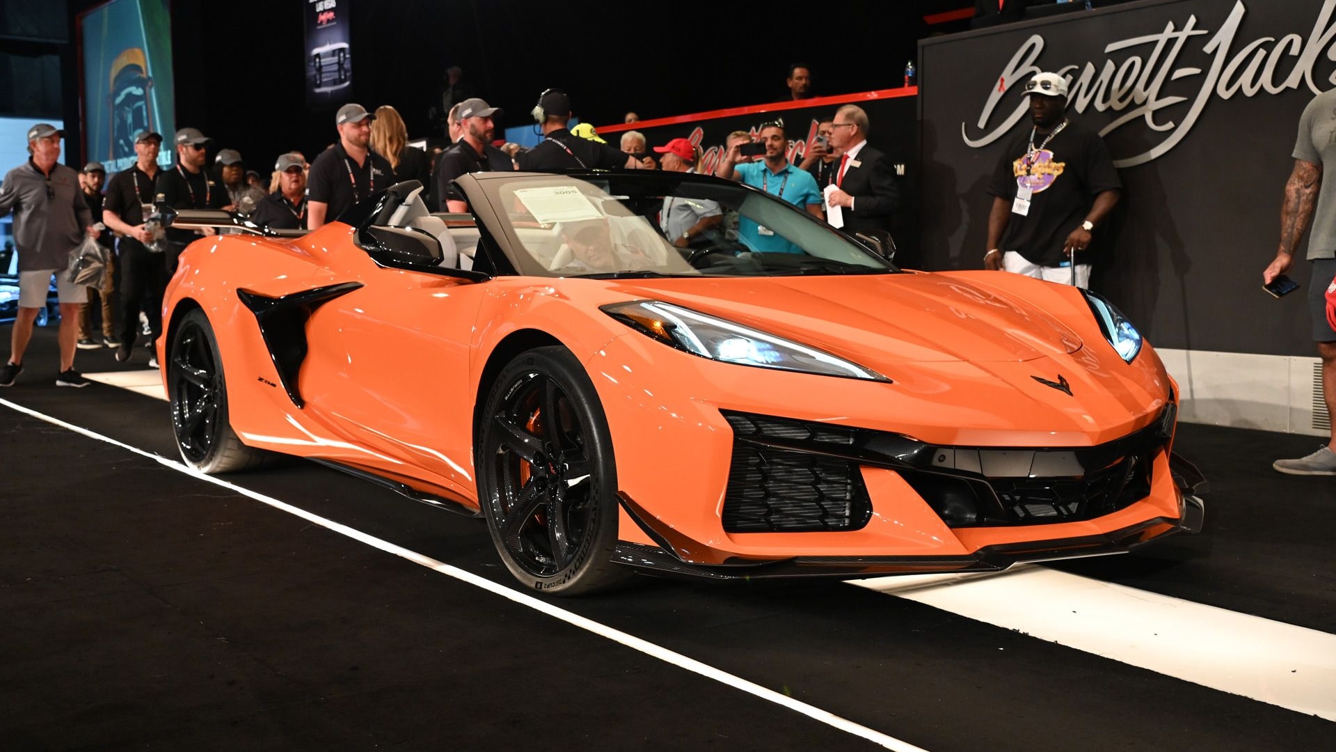 Rights to first retail 2023 Chevrolet Corvette Z06 Convertible sold at 2022 Barrett-Jackson auction