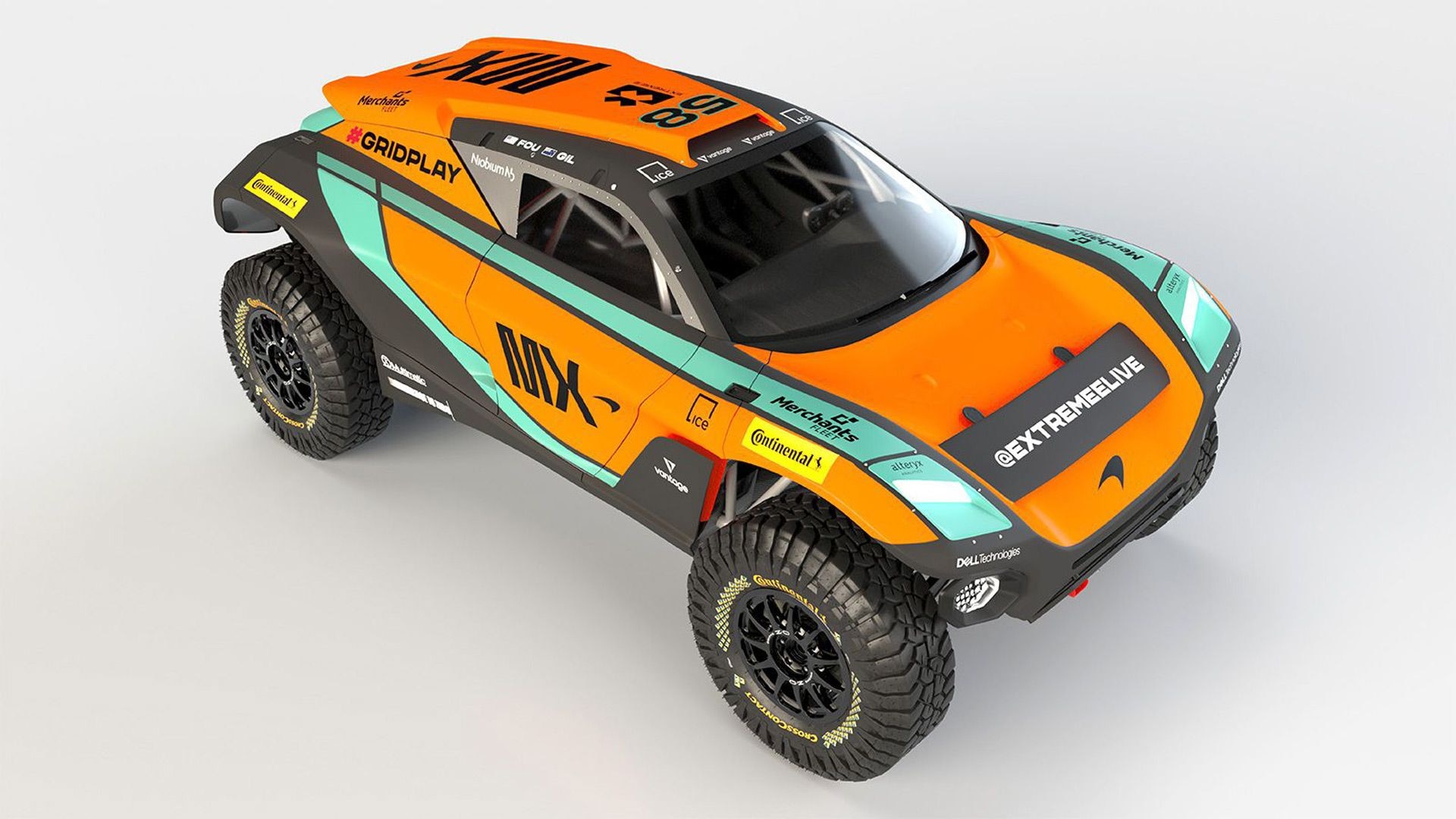 2022 McLaren MX Extreme E race car