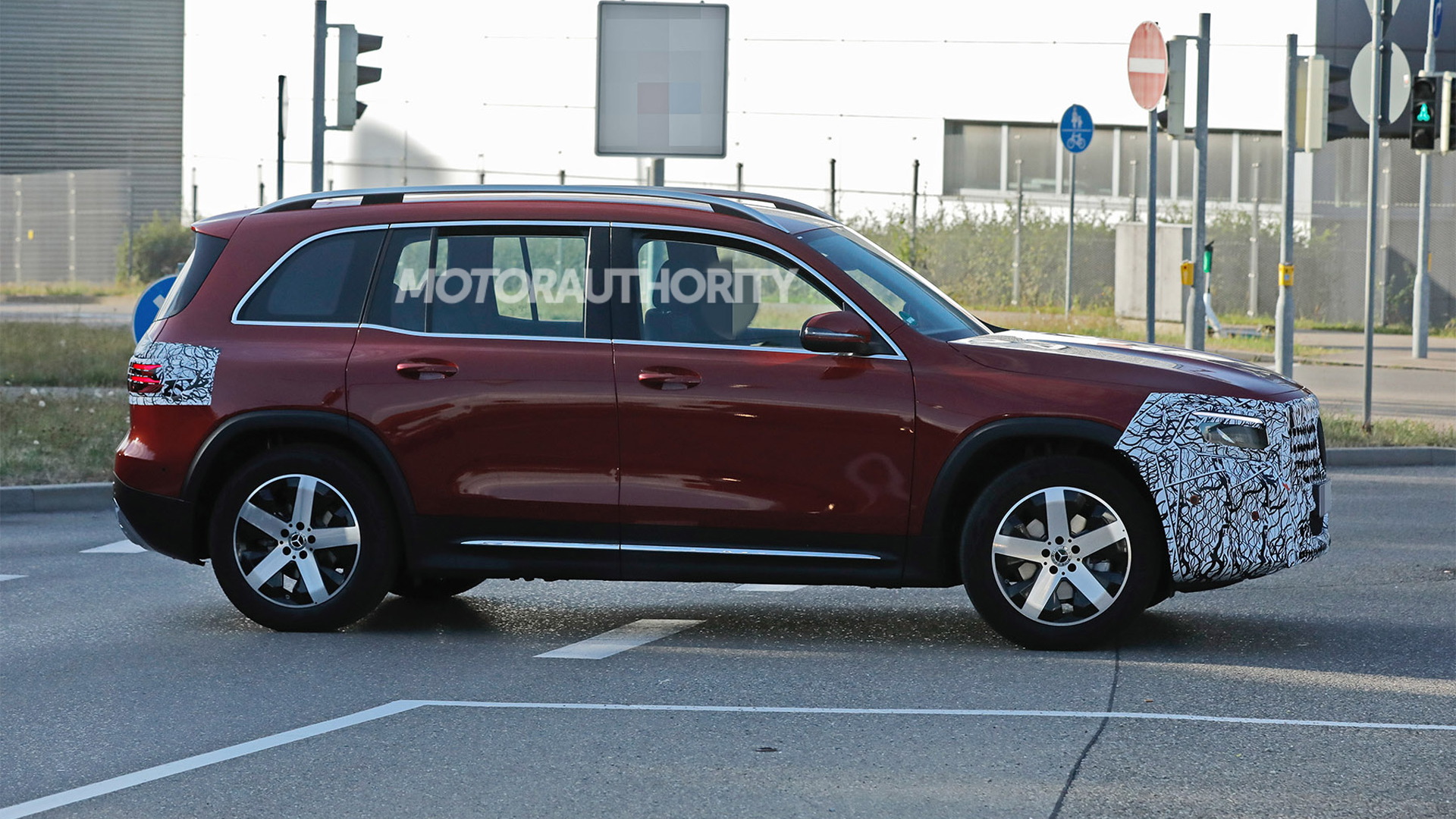 2024 MercedesBenz GLBClass spy shots Boxy compact crossover due for