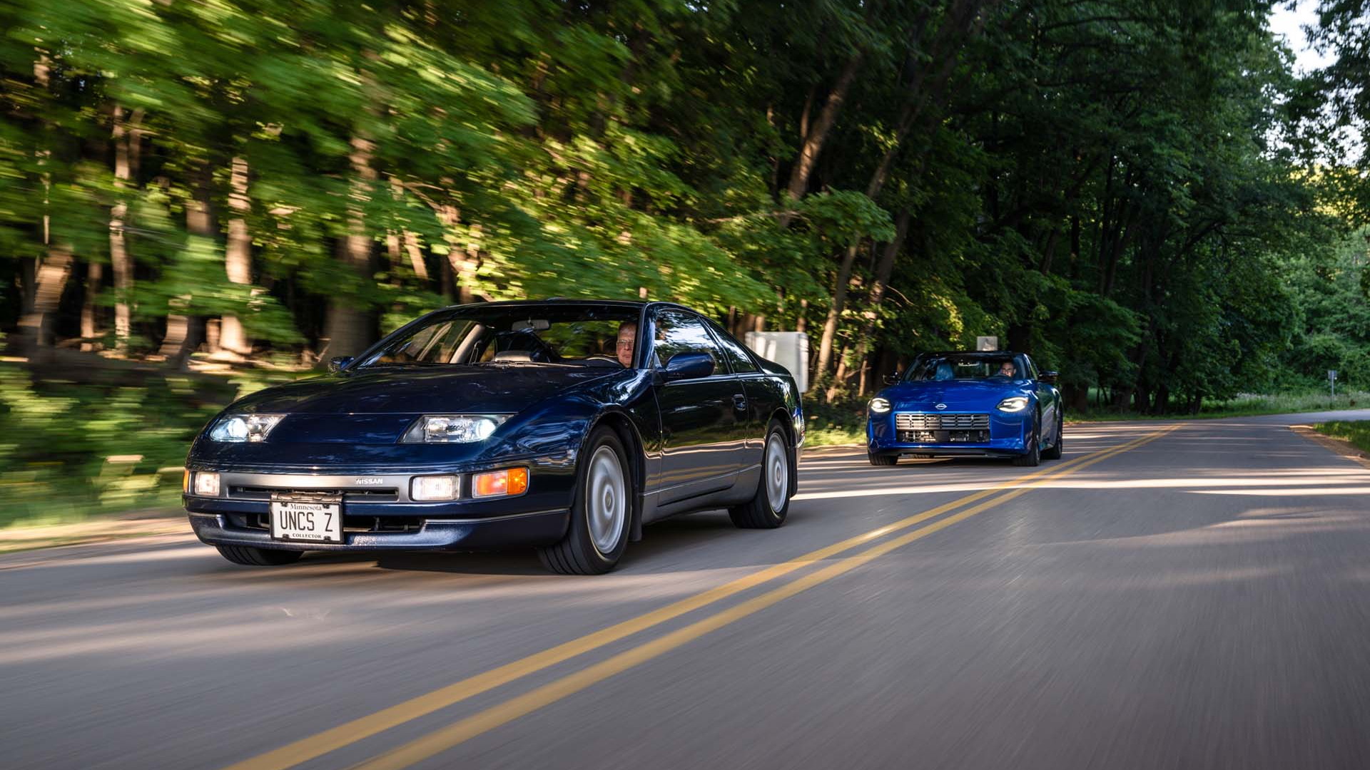 1990 Nissan 300ZX and 2023 Nissan Z I Photography by Allex Bellus Photography