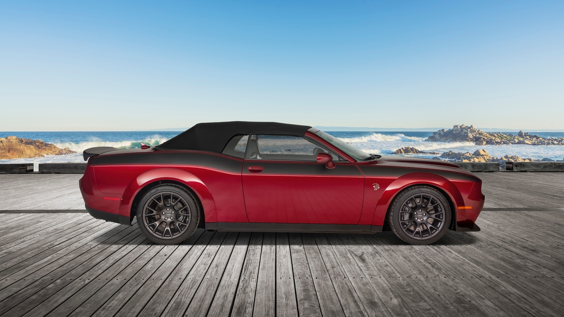 2022 Dodge Challenger convertible conversion by Drop Top Customs