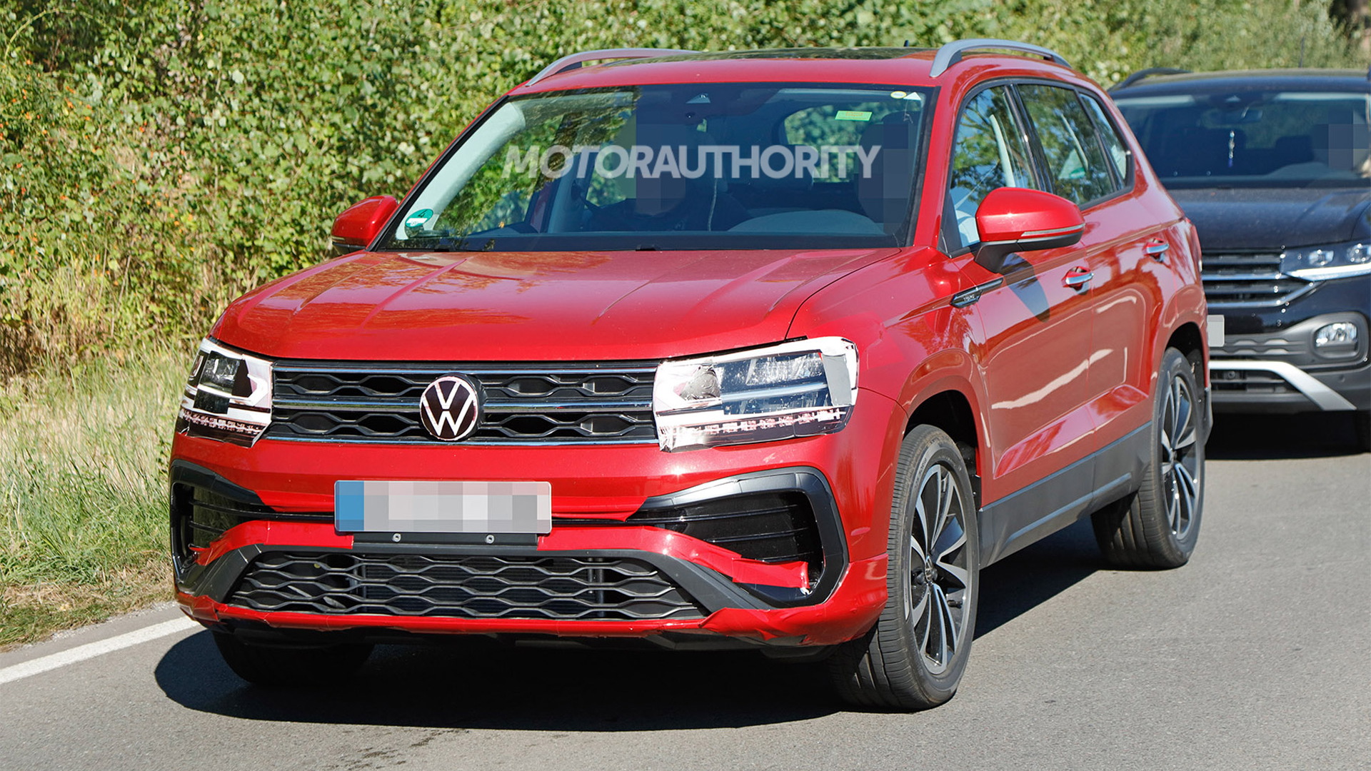 2024 Volkswagen Tharu (Taos) facelift spy shots - Photo credit: S. Baldauf/SB-Medien