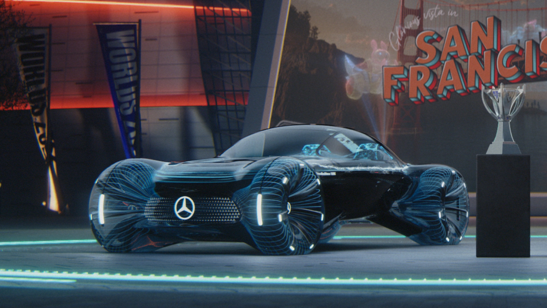 Mercedes-Benz concept for League of Legends World Championship